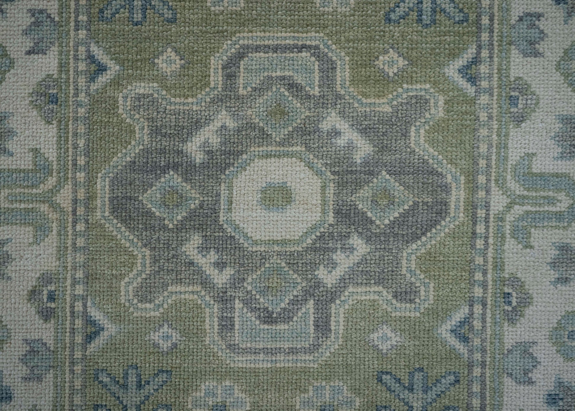 Turkish Oushak Rug 3' x 12'3" #19225