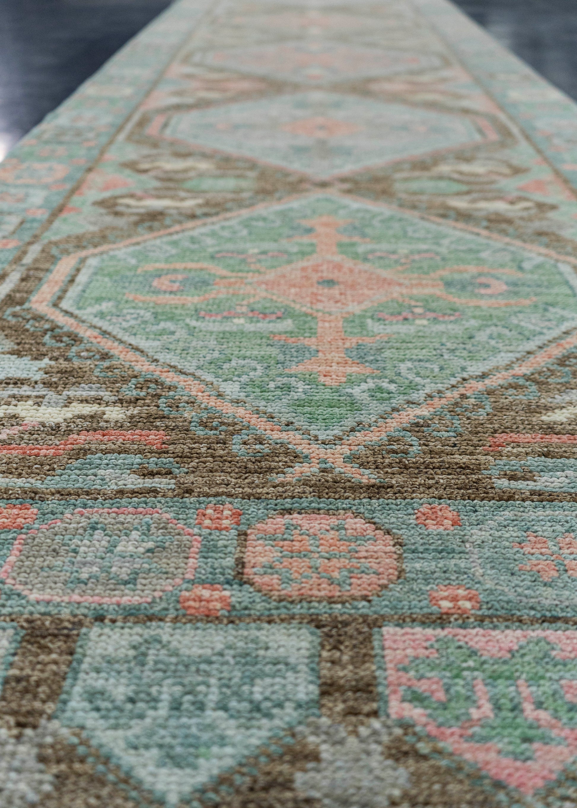 Turkish Oushak Rug 2'11" x 14'2" #20017