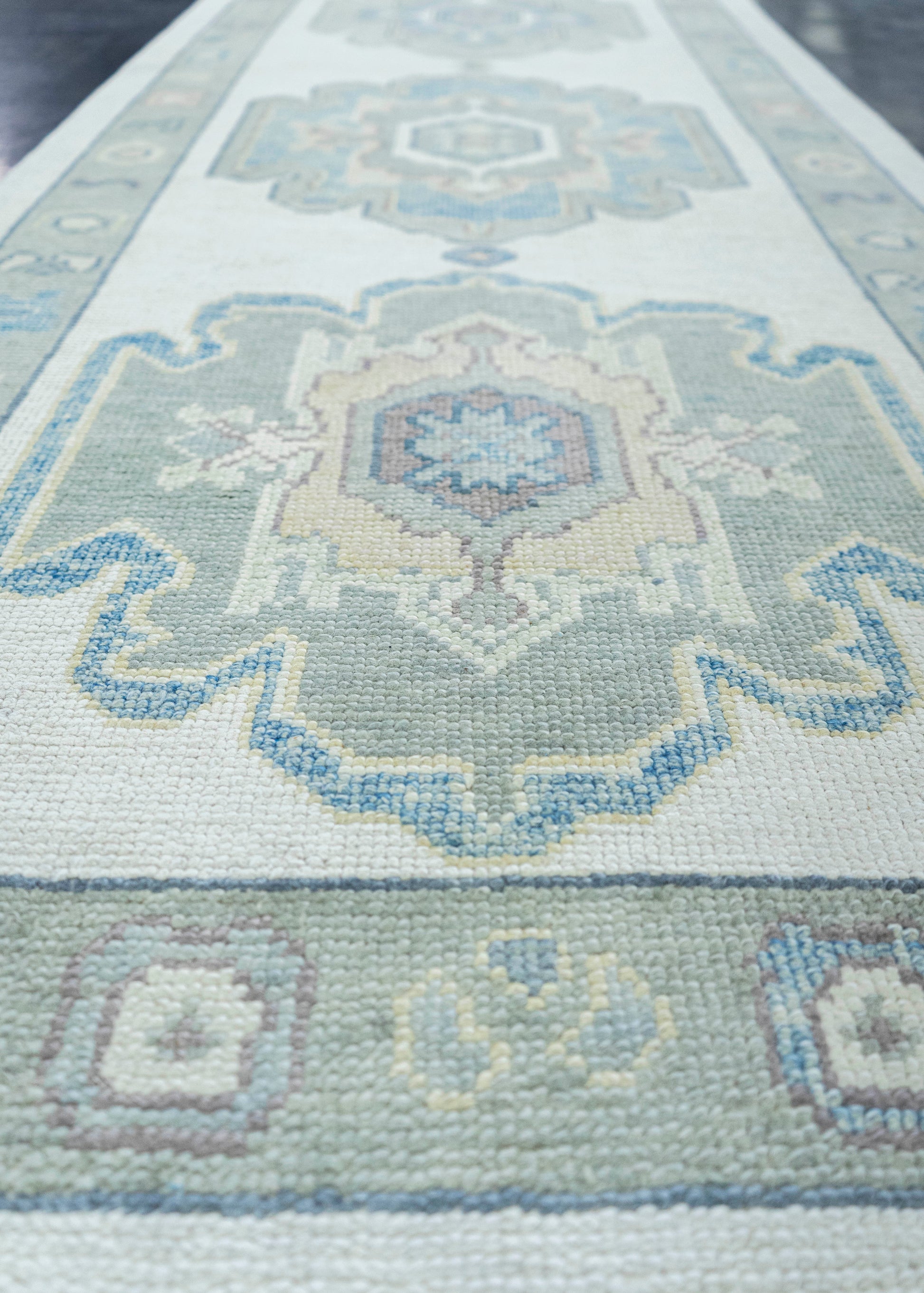 Turkish Oushak Rug 2'11" x 12'1" #19133