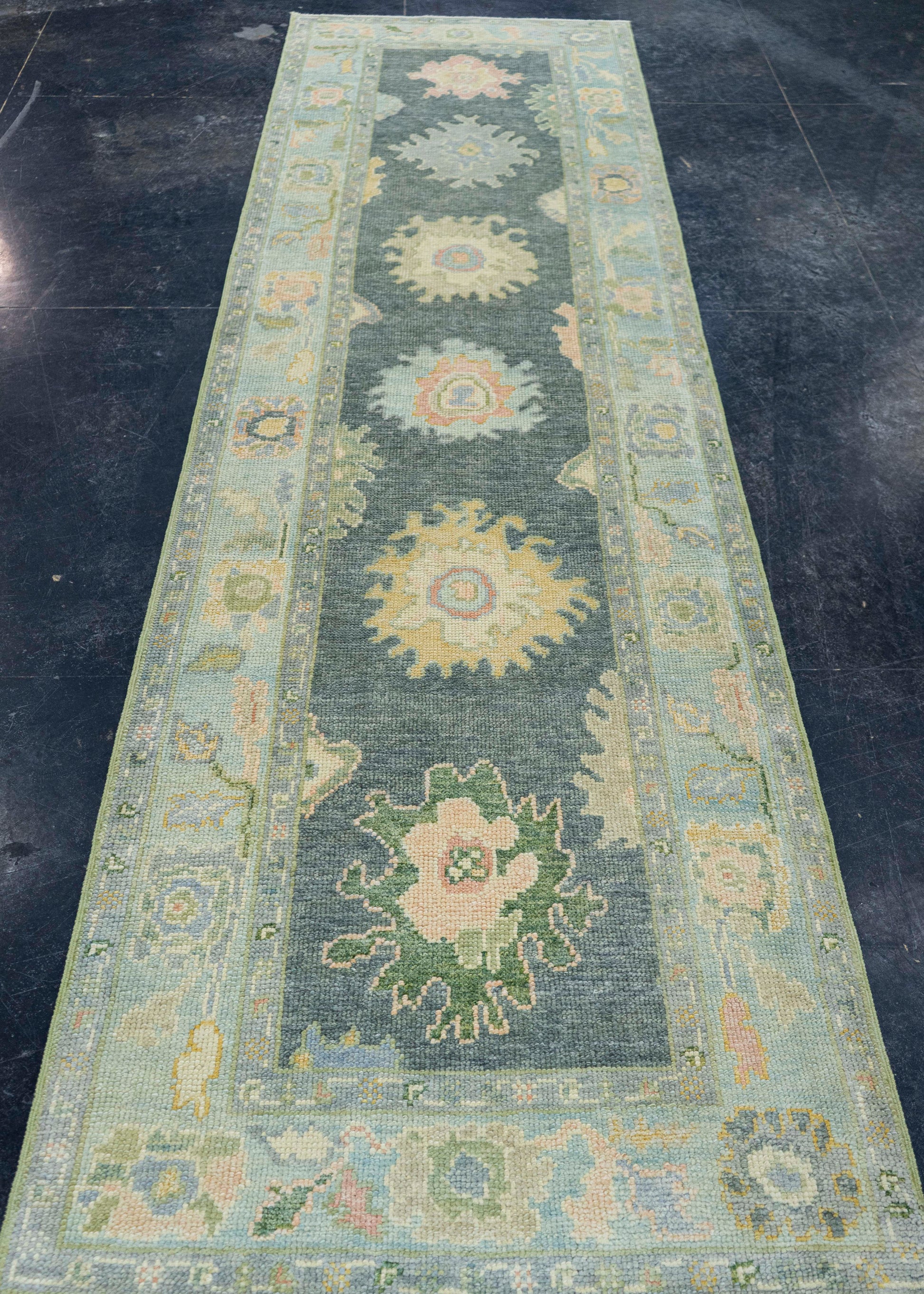Turkish Oushak Rug 2'11" x 10'3" #19120