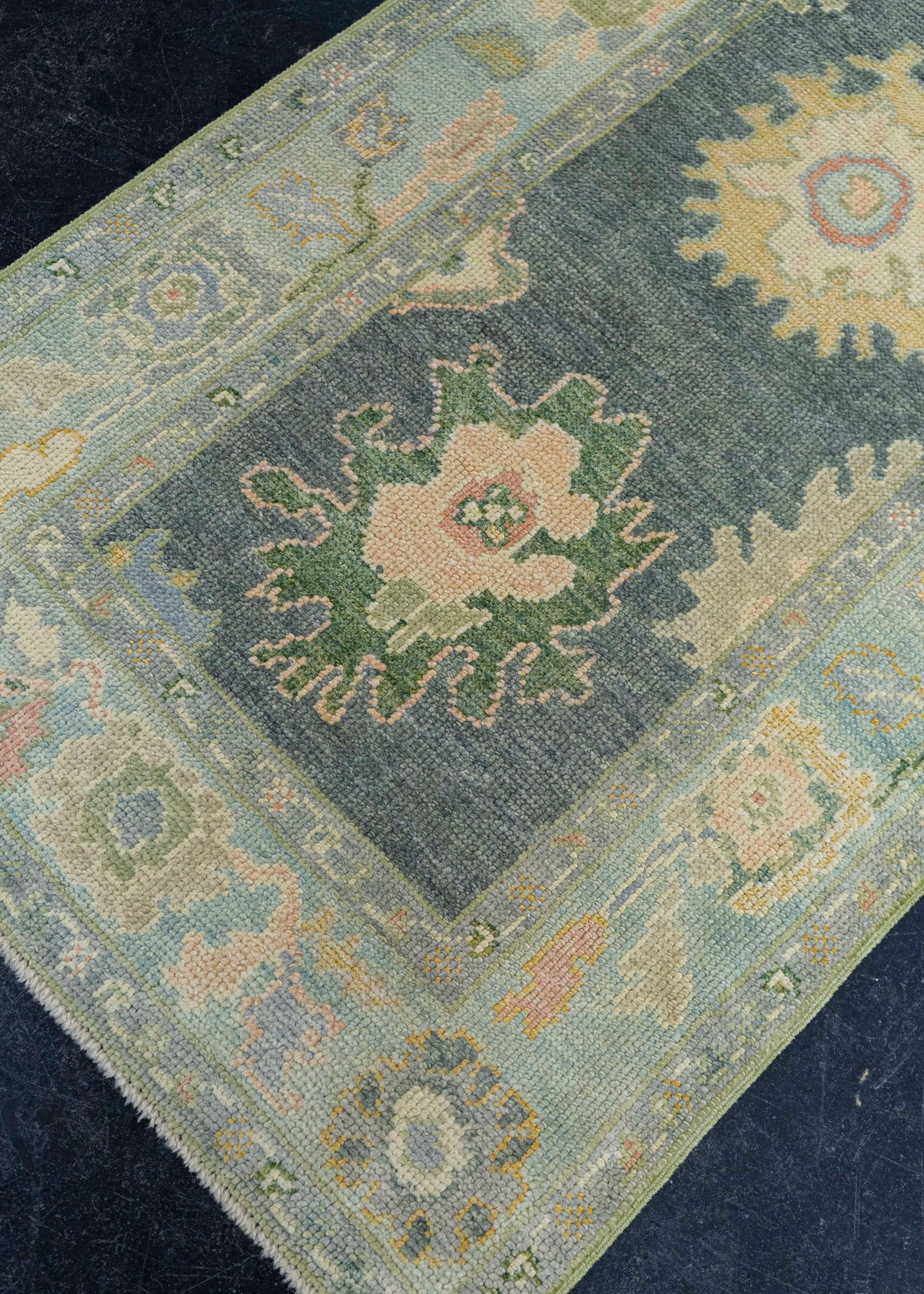 Turkish Oushak Rug 2'11" x 10'3" #19120
