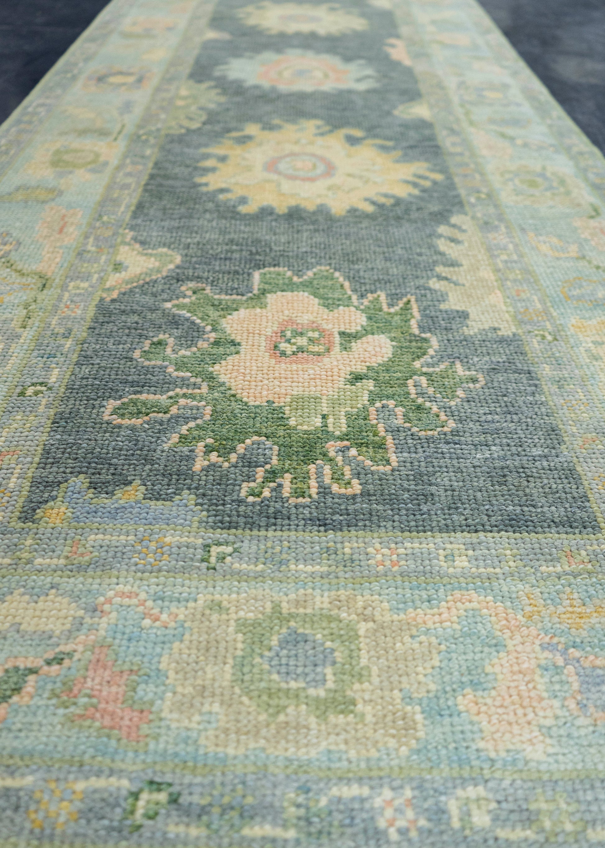 Turkish Oushak Rug 2'11" x 10'3" #19120