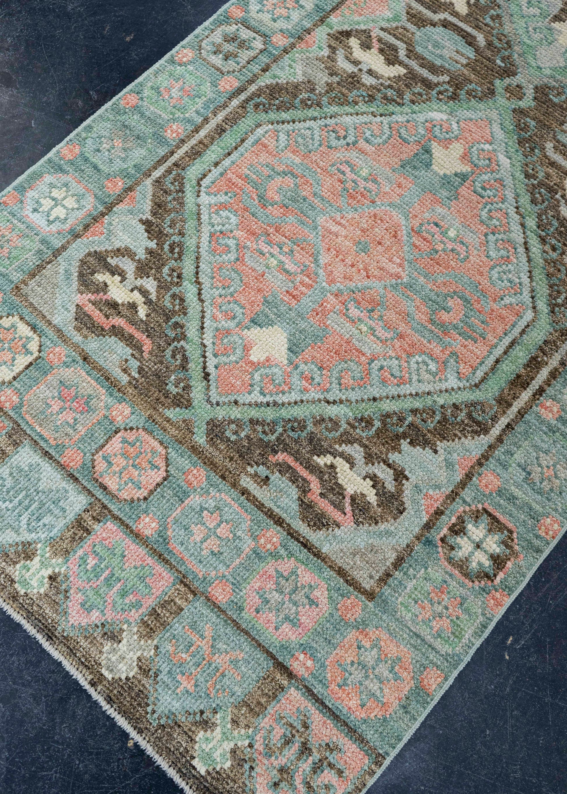 Turkish Oushak Rug 2'10" x 10'6" #20018