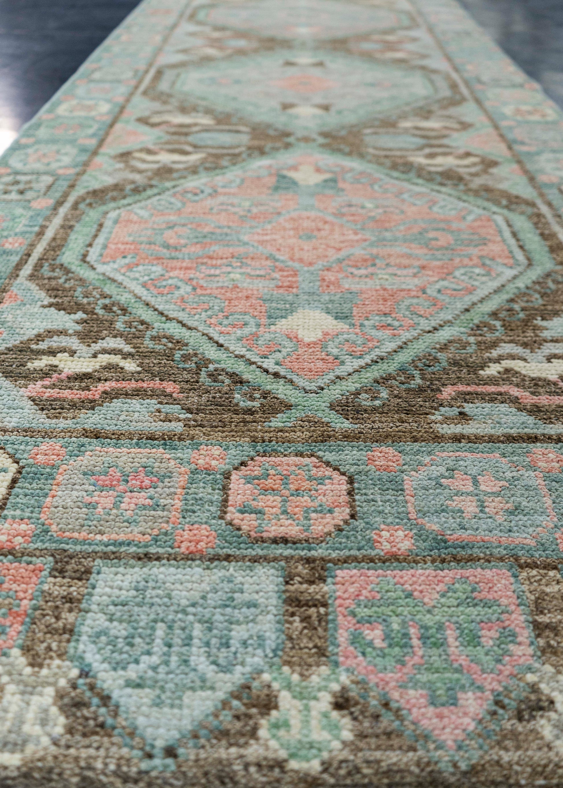 Turkish Oushak Rug 2'10" x 10'6" #20018