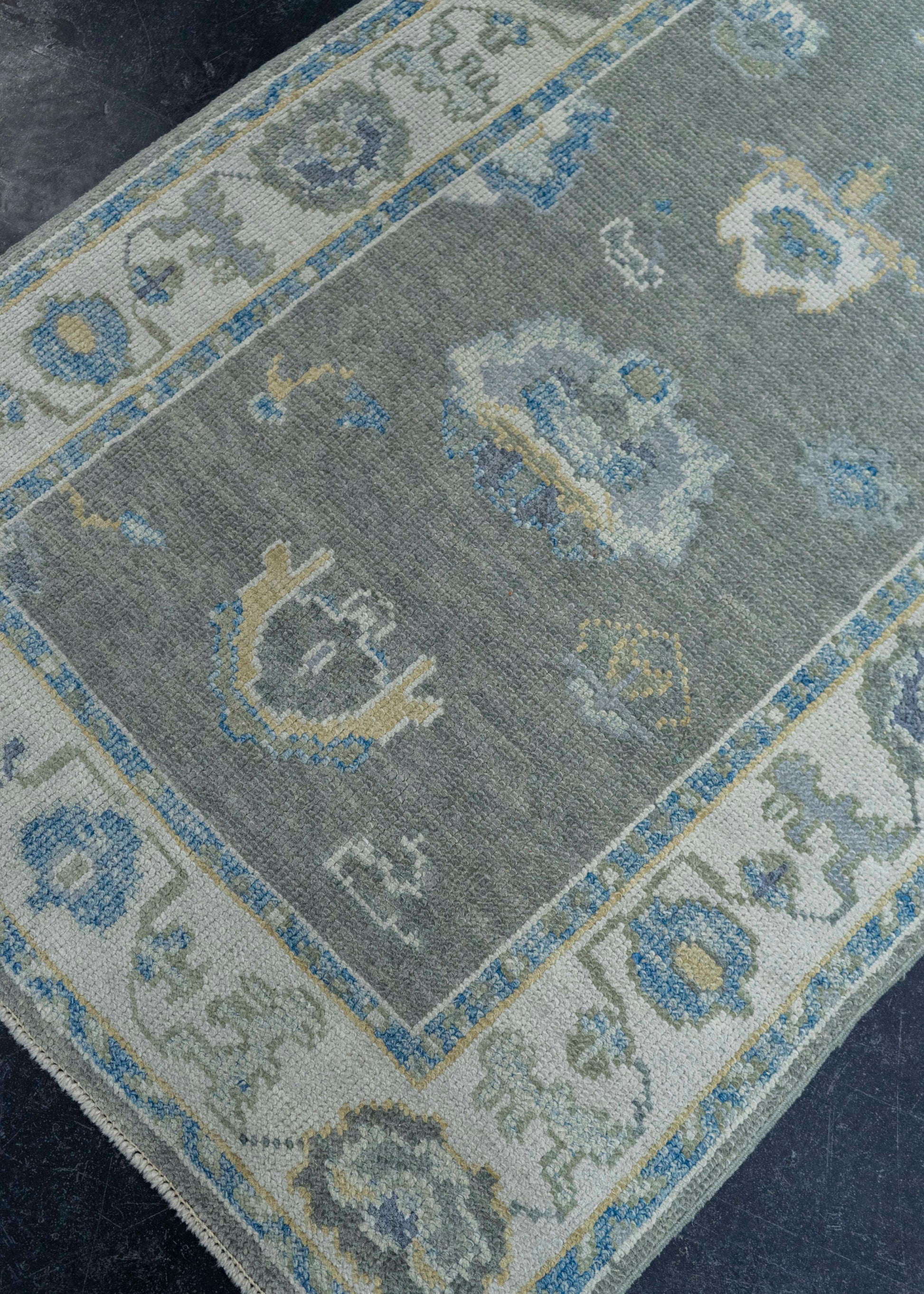 Turkish Oushak Rug 2'11" x 10'5" #19171