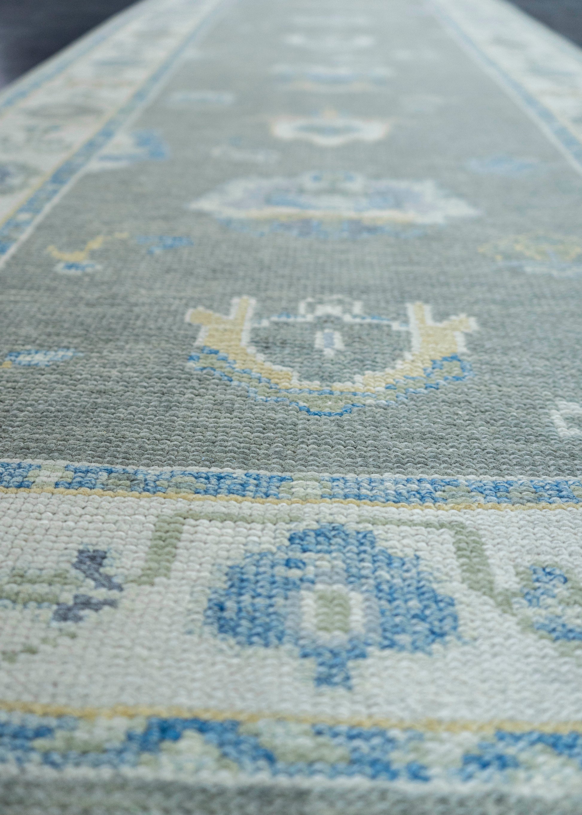 Turkish Oushak Rug 2'11" x 10'5" #19171