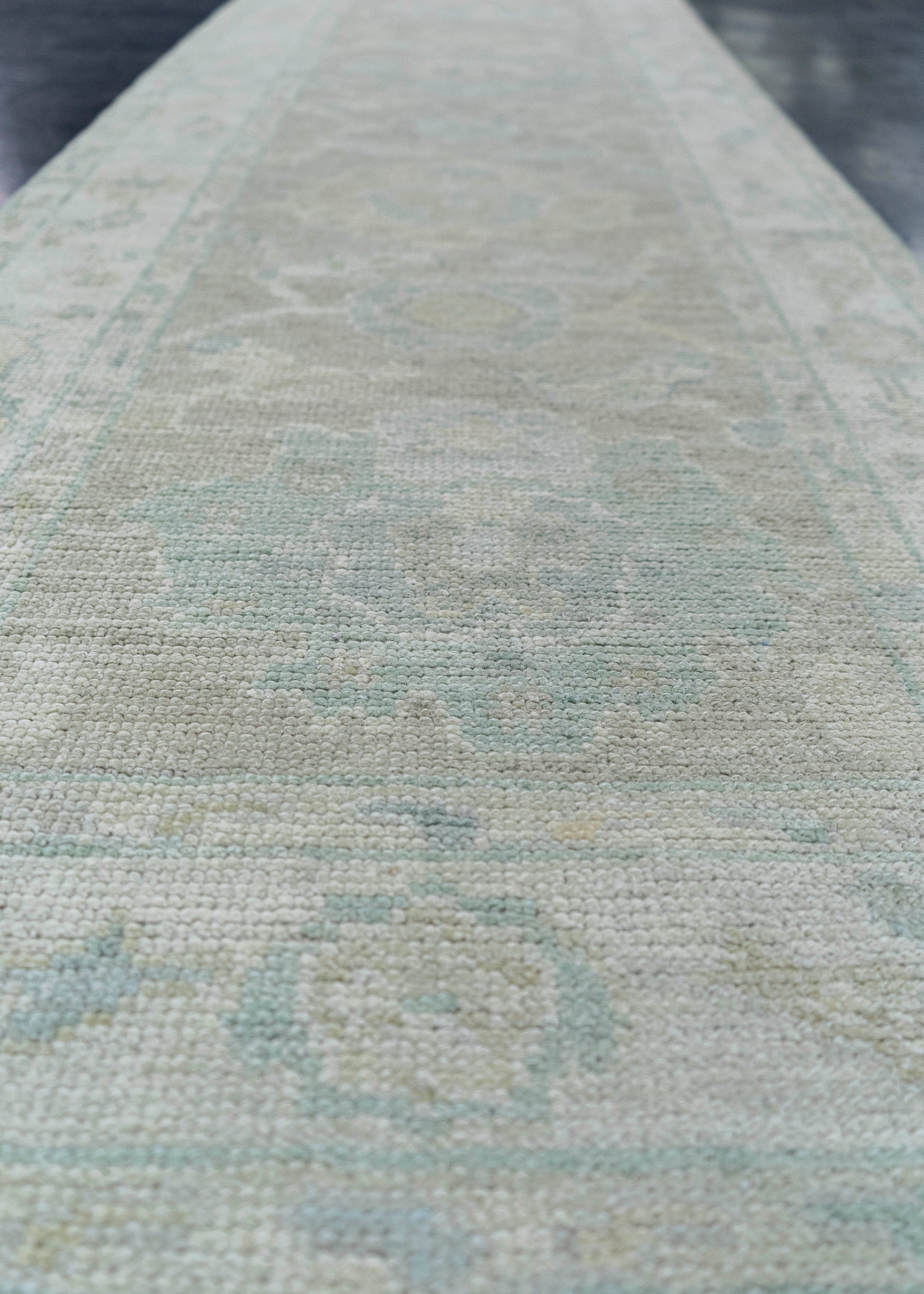 Turkish Oushak Rug 2'6" x 10'1" #19435