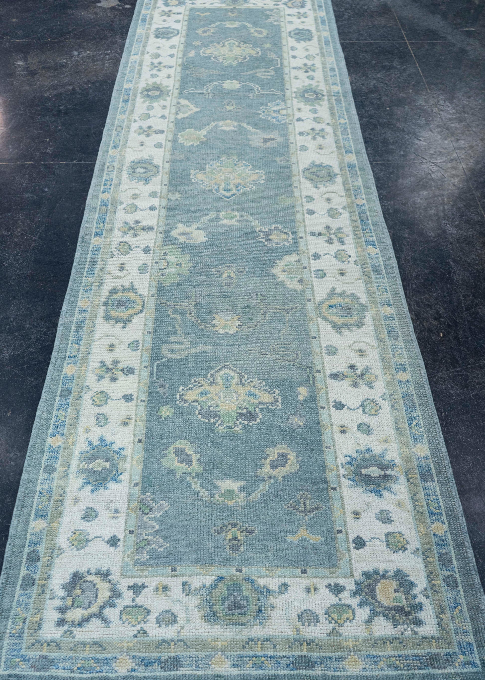 Turkish Oushak Rug 2'11" x 10'1" #19182