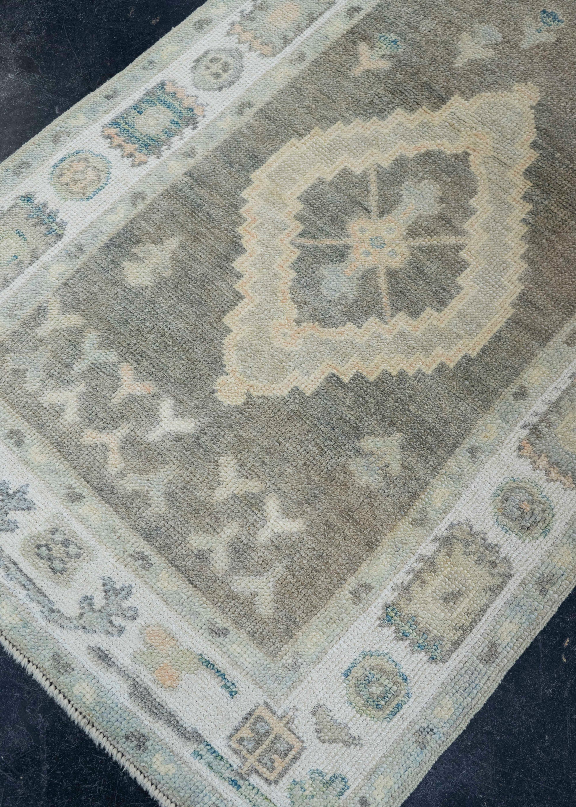 Turkish Oushak Rug 2'10" x 10'6" #19202