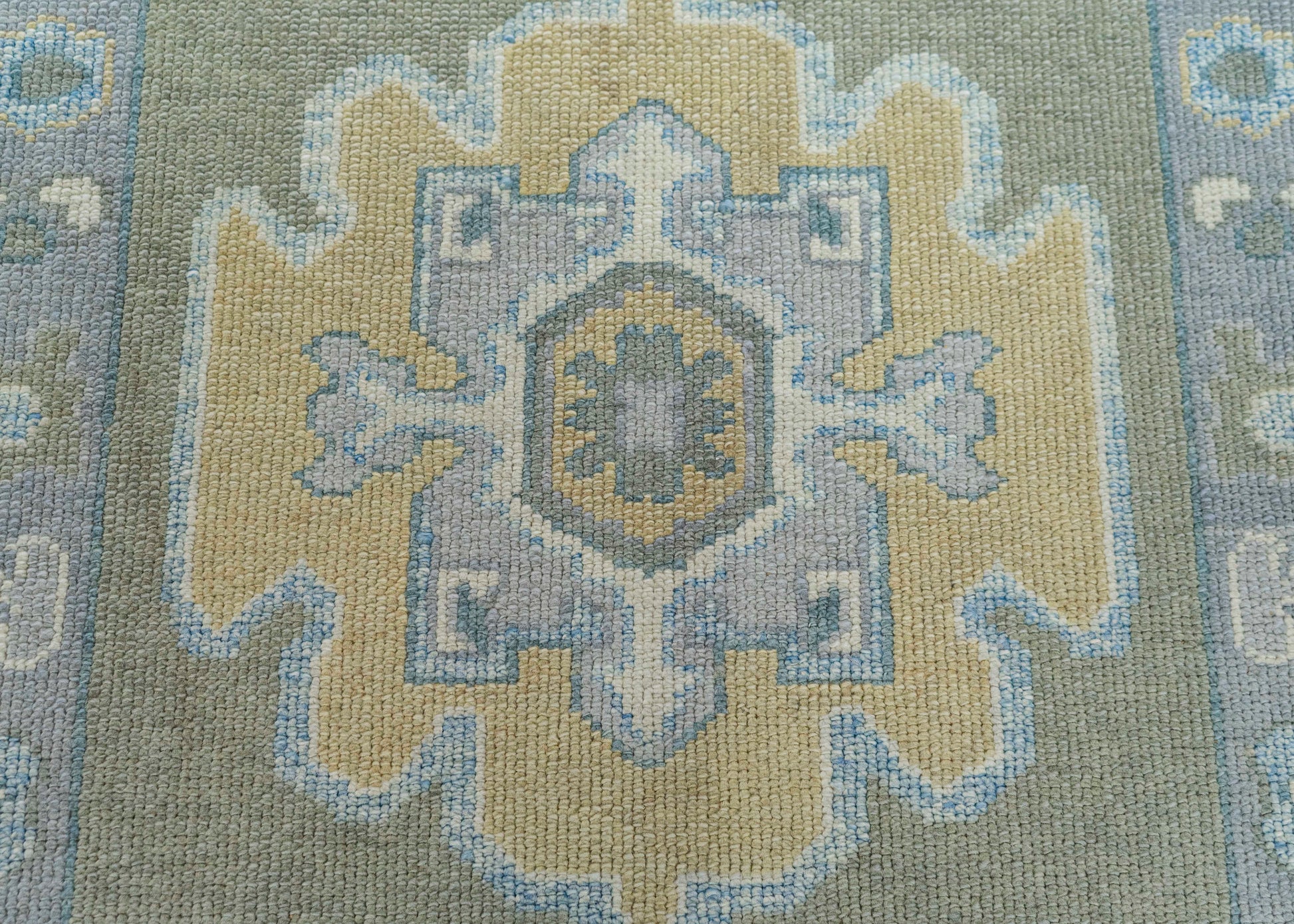 Turkish Oushak Rug 3' x 11'10" #19184