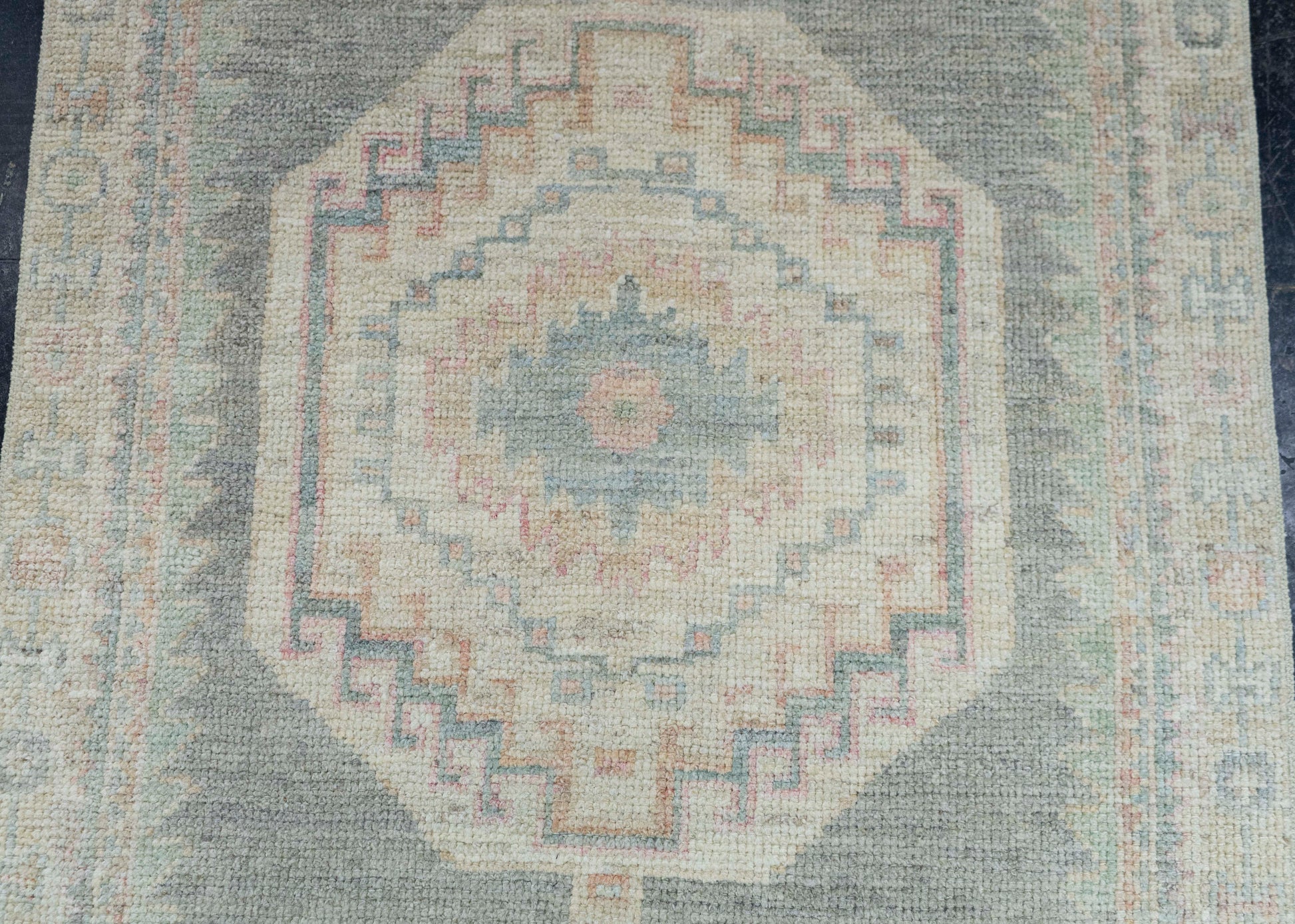 Turkish Oushak Rug 2'10" x 11' #19418