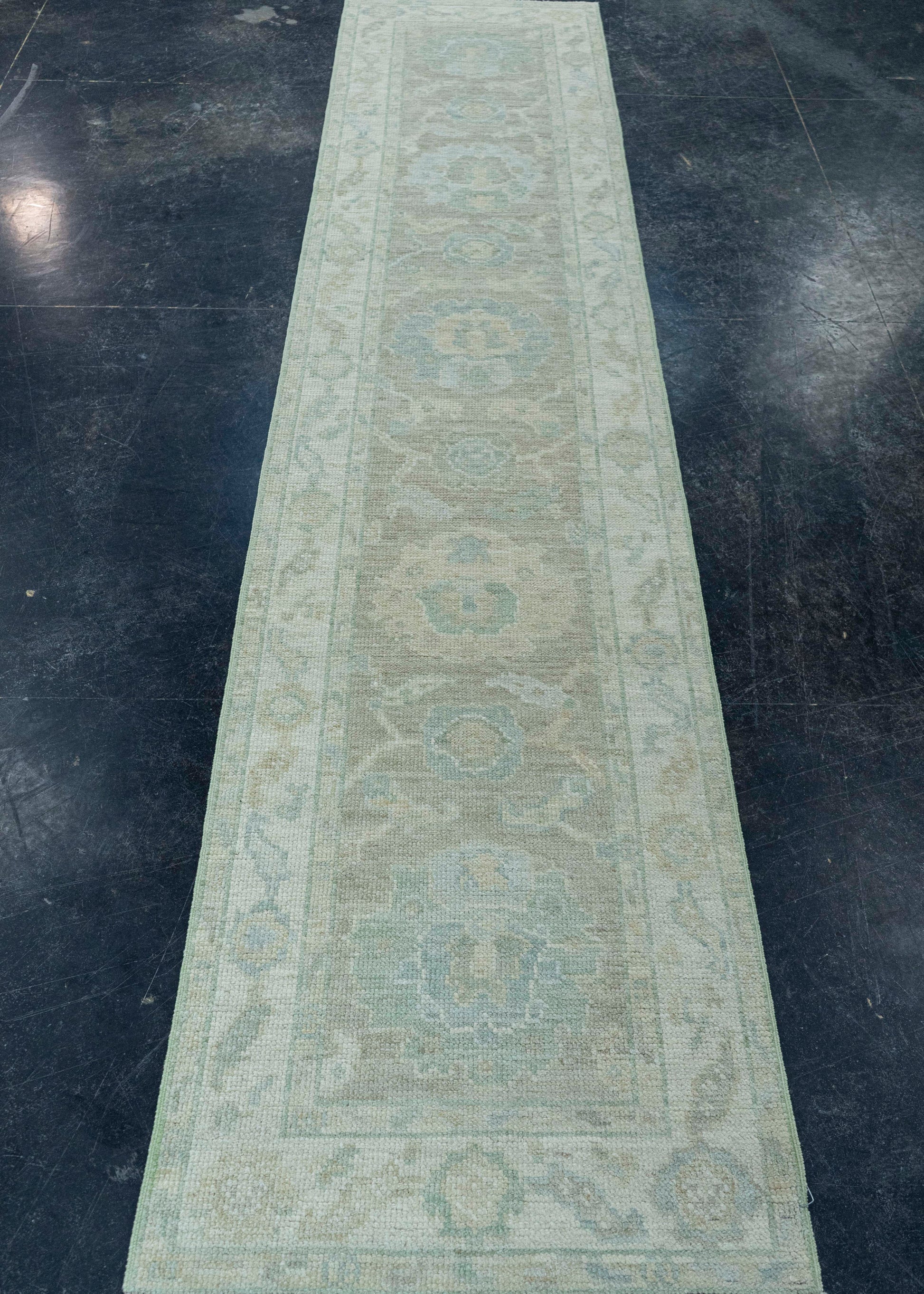 Turkish Oushak Rug 2'2" x 10'1" #19313