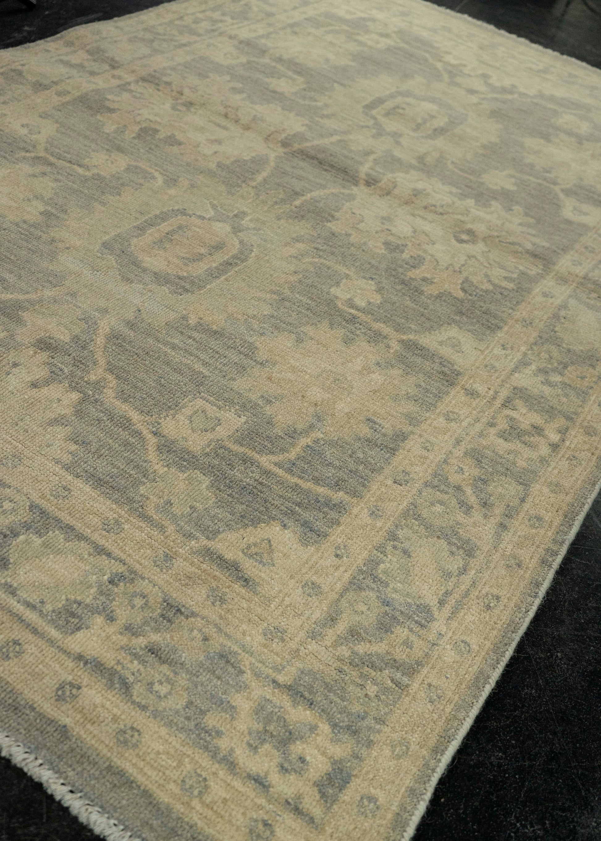 Oushak Rug 3'11" x 6'2"  #21330