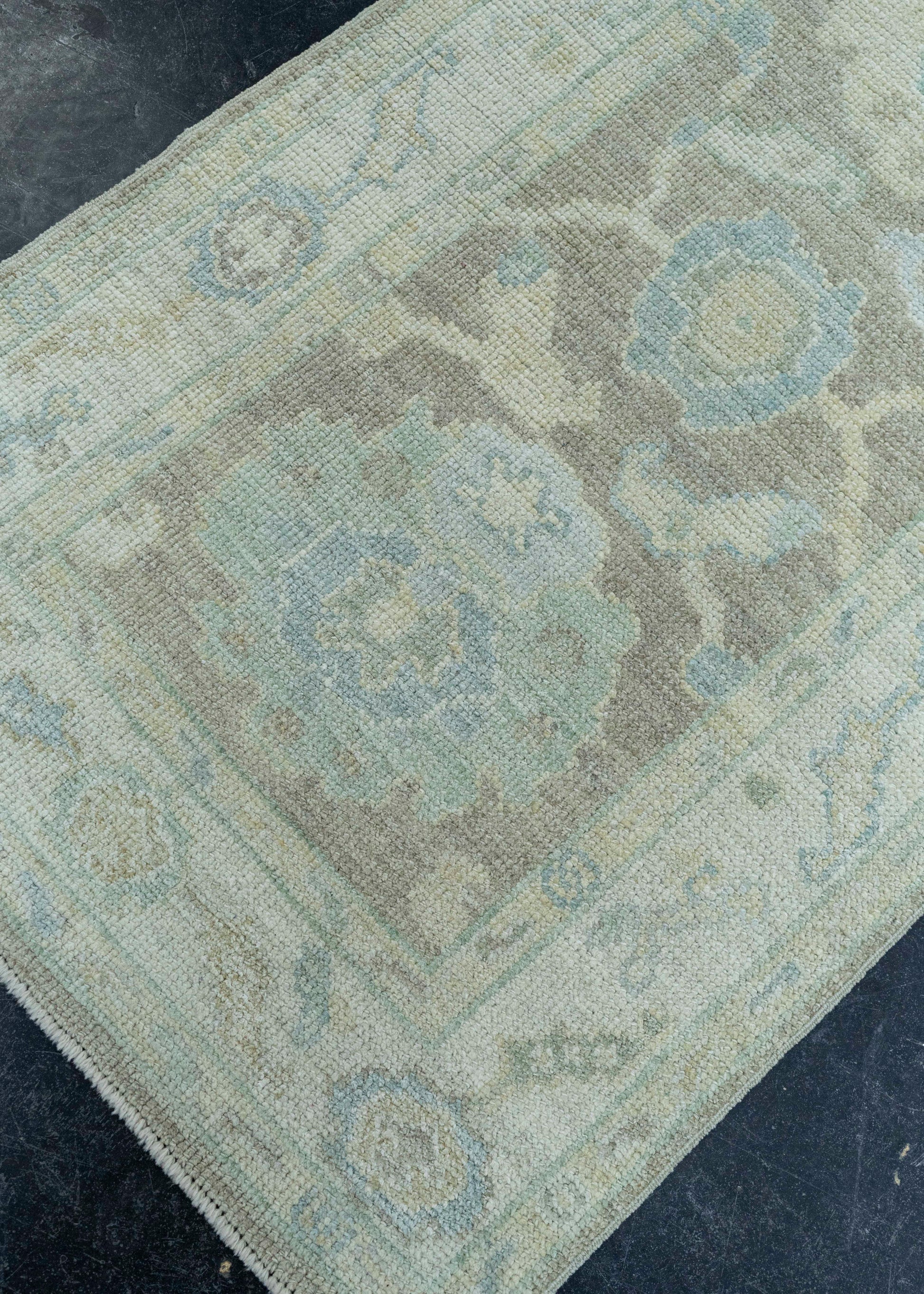 Turkish Oushak Rug 2'8" x 10'2" #19431