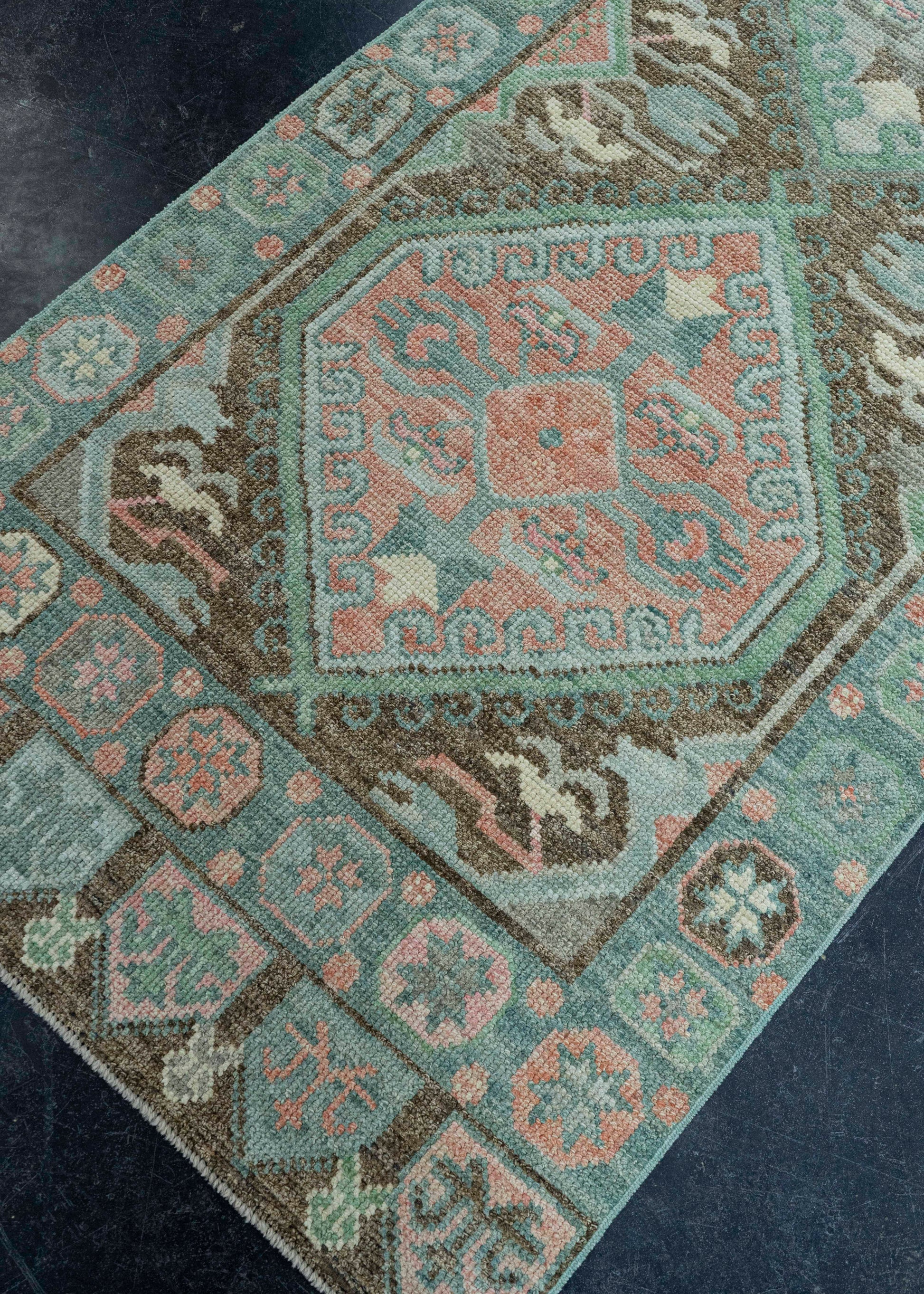 Turkish Oushak Rug 2'9" x 10'6" #20022