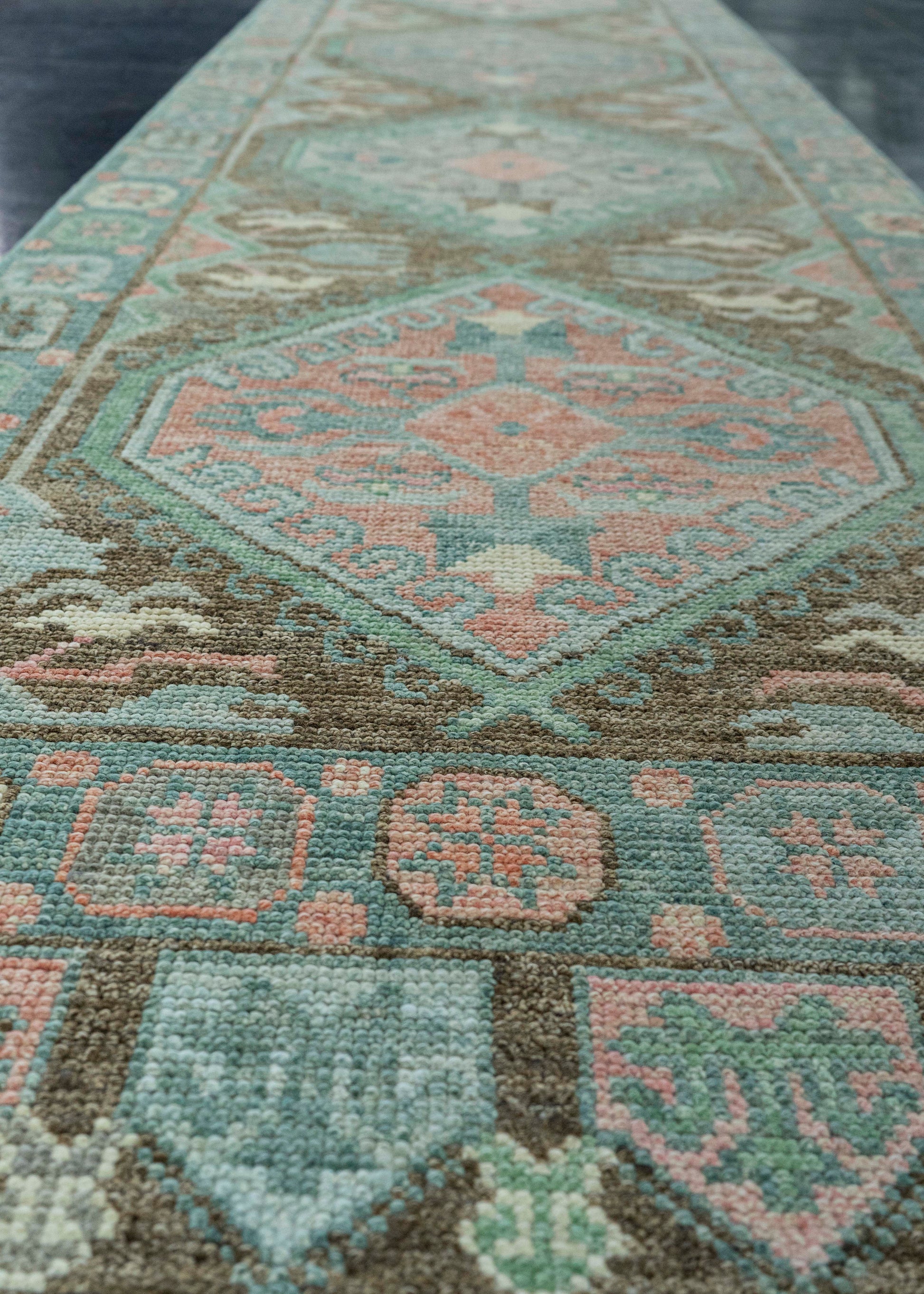 Turkish Oushak Rug 2'9" x 10'6" #20022