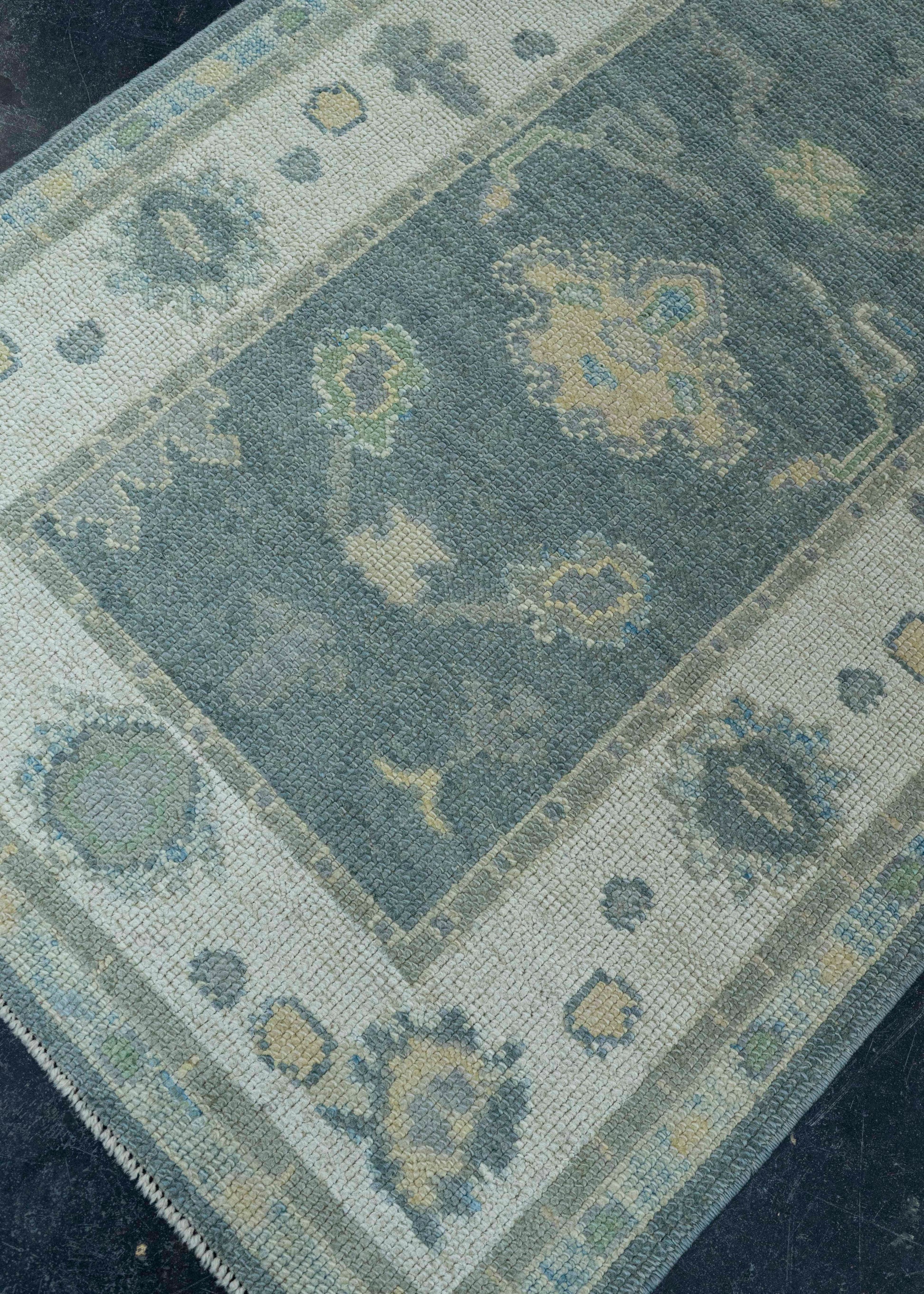 Turkish Oushak Rug 3'1" x 10'2" #19186