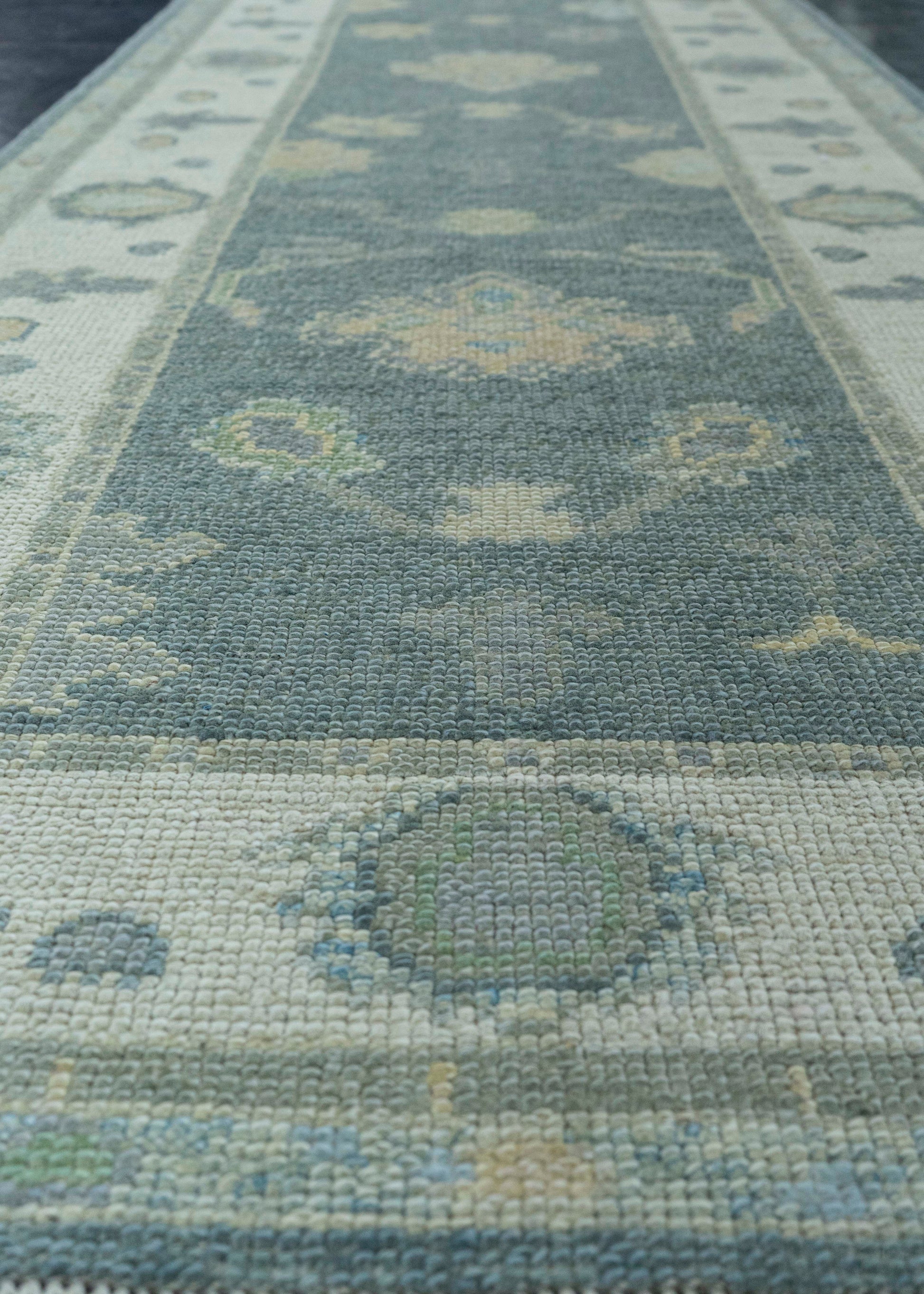 Turkish Oushak Rug 3'1" x 10'2" #19186
