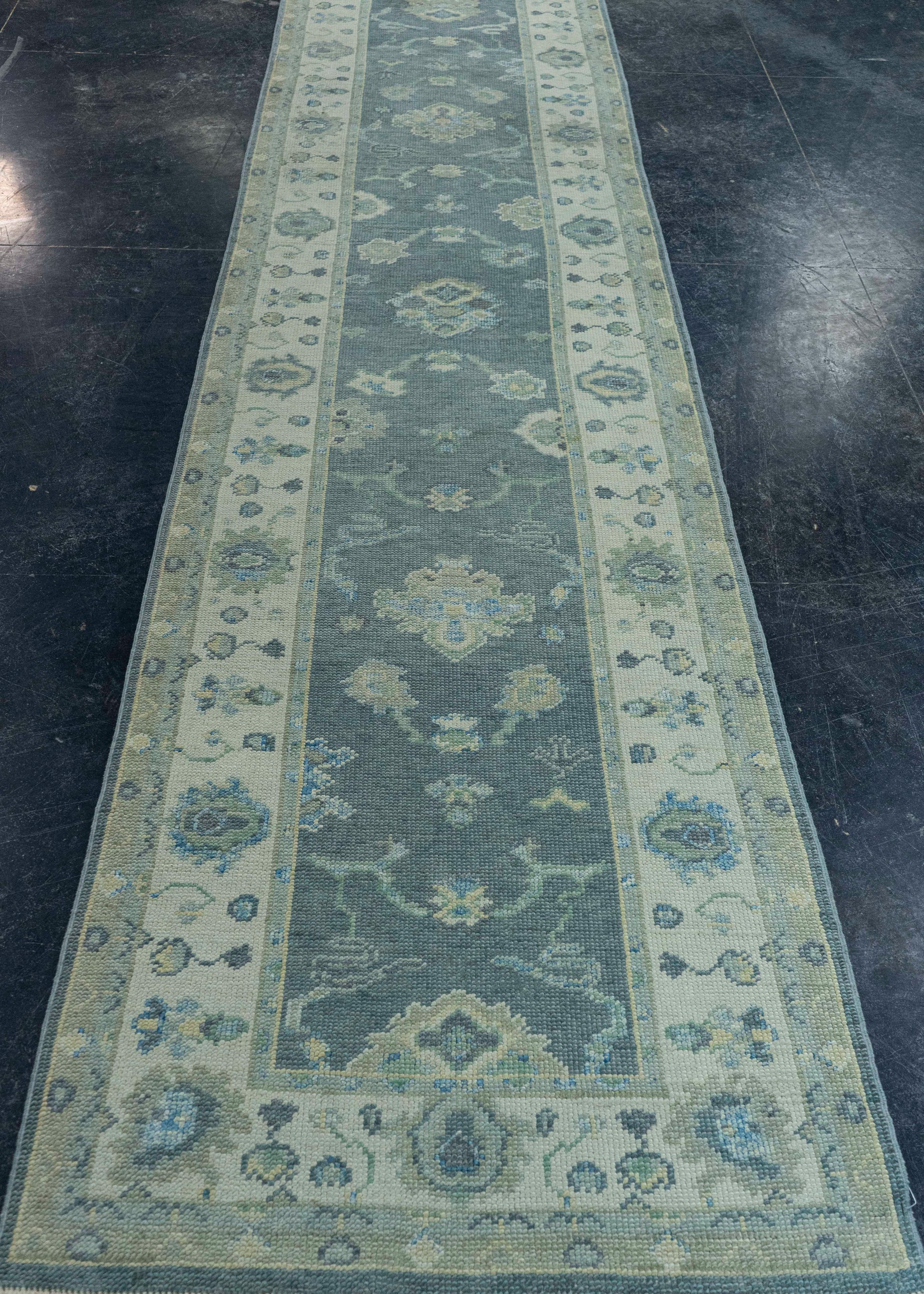 Turkish Oushak Rug 2'9" x 11'4" #19193
