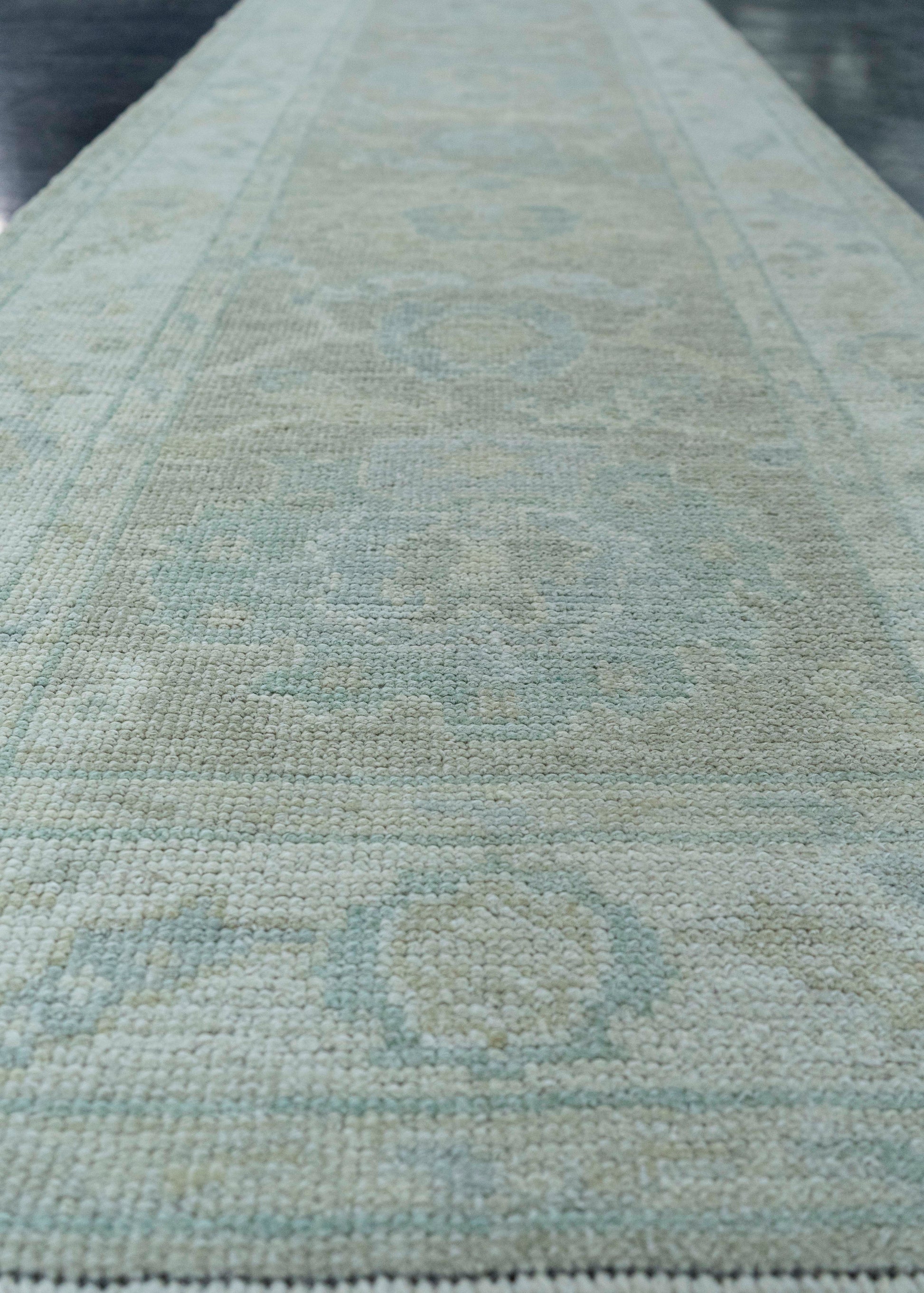 Turkish Oushak Rug 2'6" x 10'2" #19482