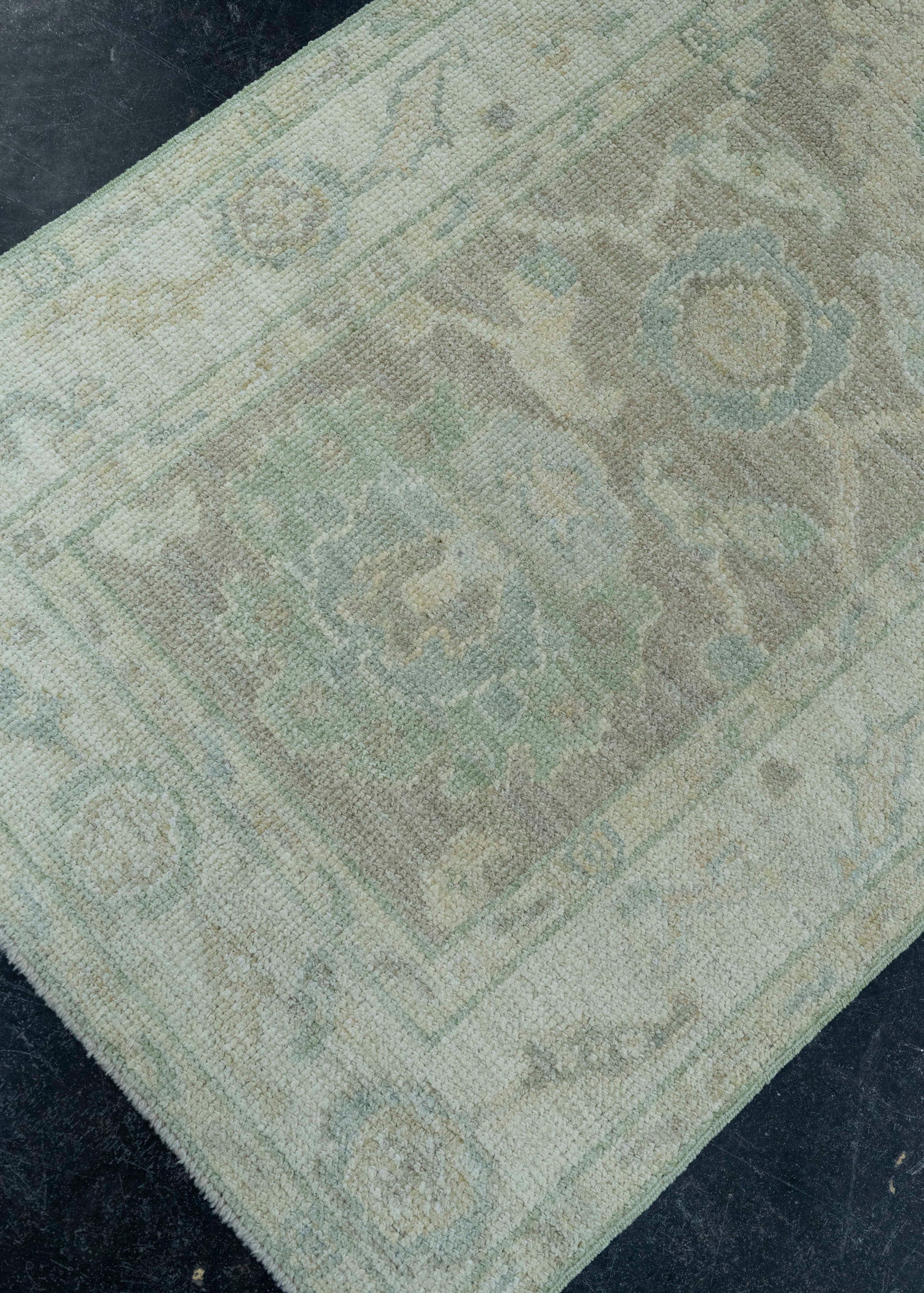 Turkish Oushak Rug 2'6" x 10'1" #19416