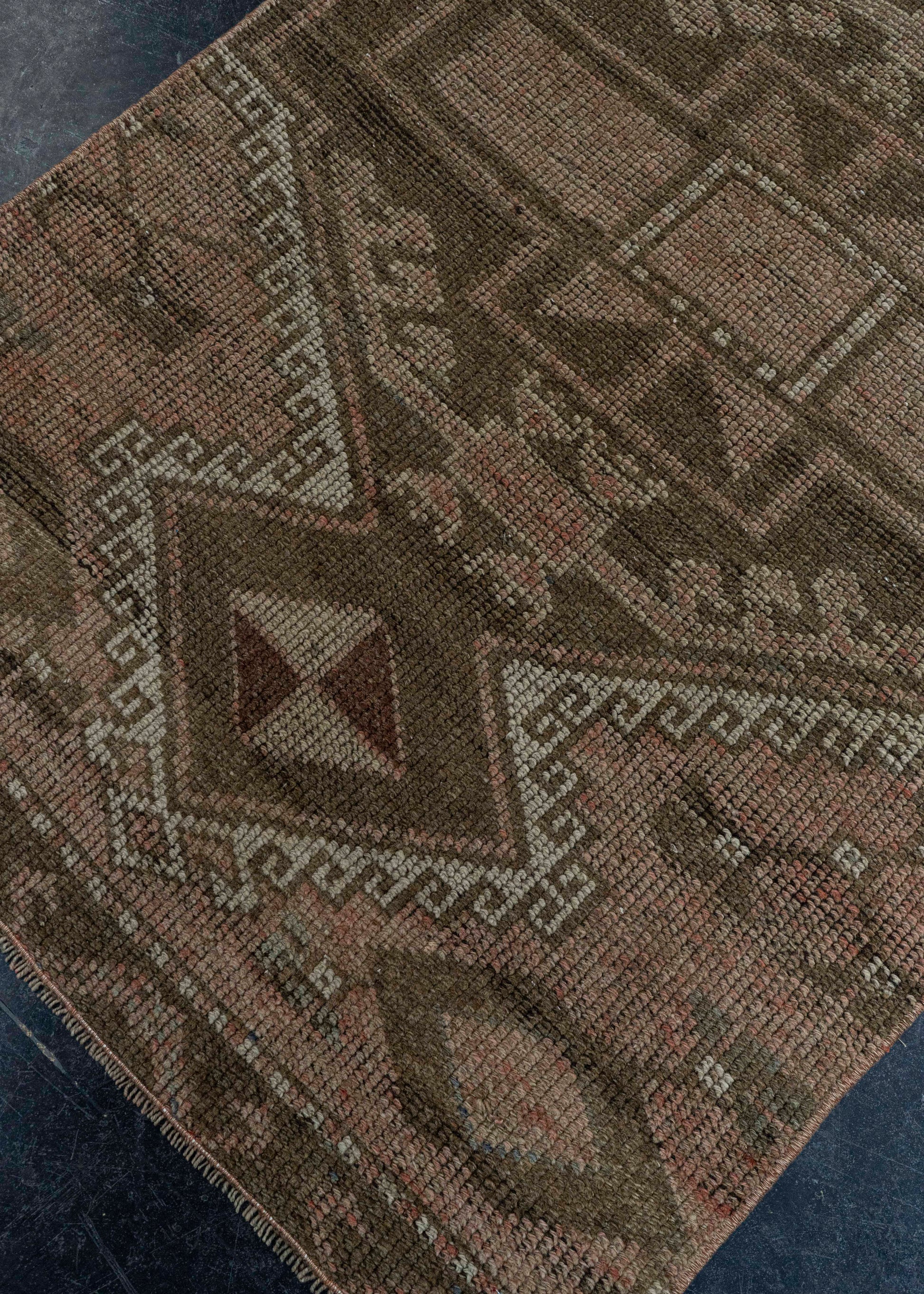 Turkish Vintage Rug 3' x 10'9" #19838