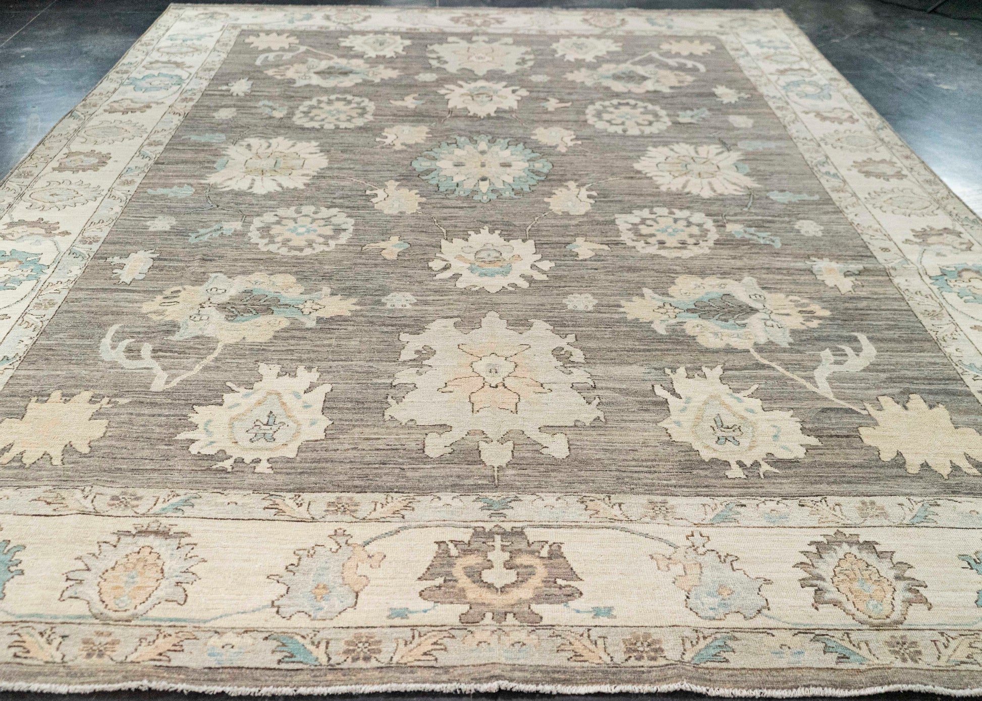Oushak Rug  9'6" x 13'8" #21387
