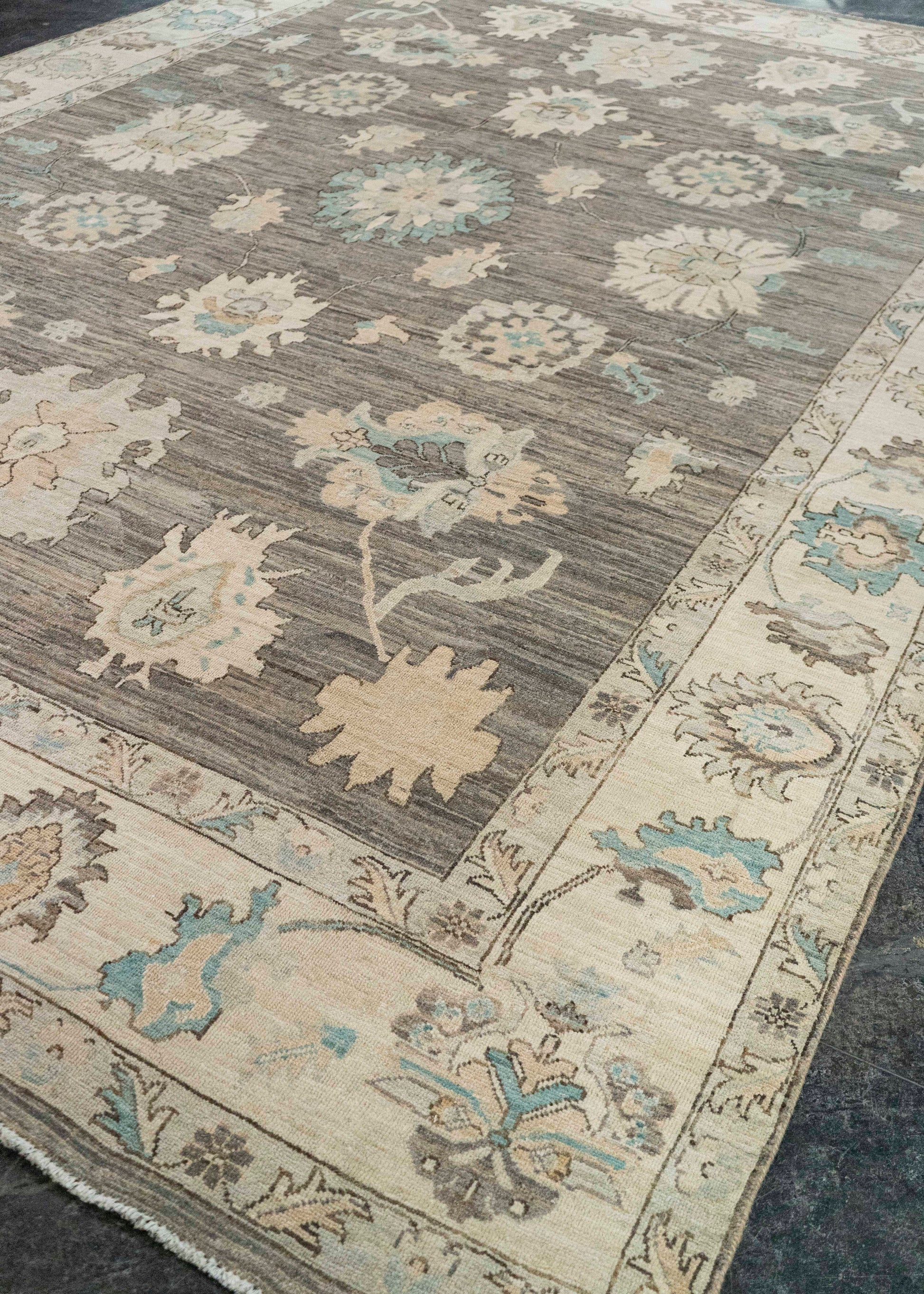 Oushak Rug  9'6" x 13'8" #21387