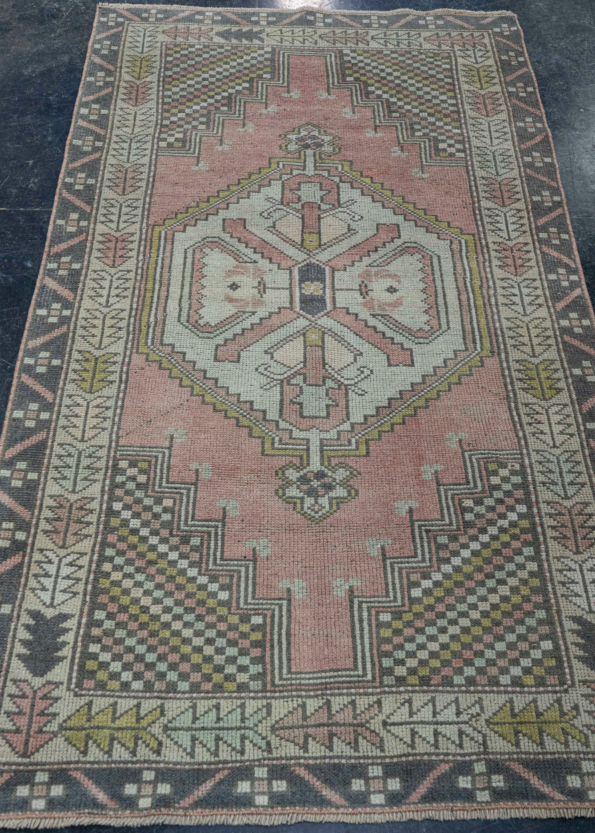 Turkish Vintage Rug 3'5" x 6'1" #20581