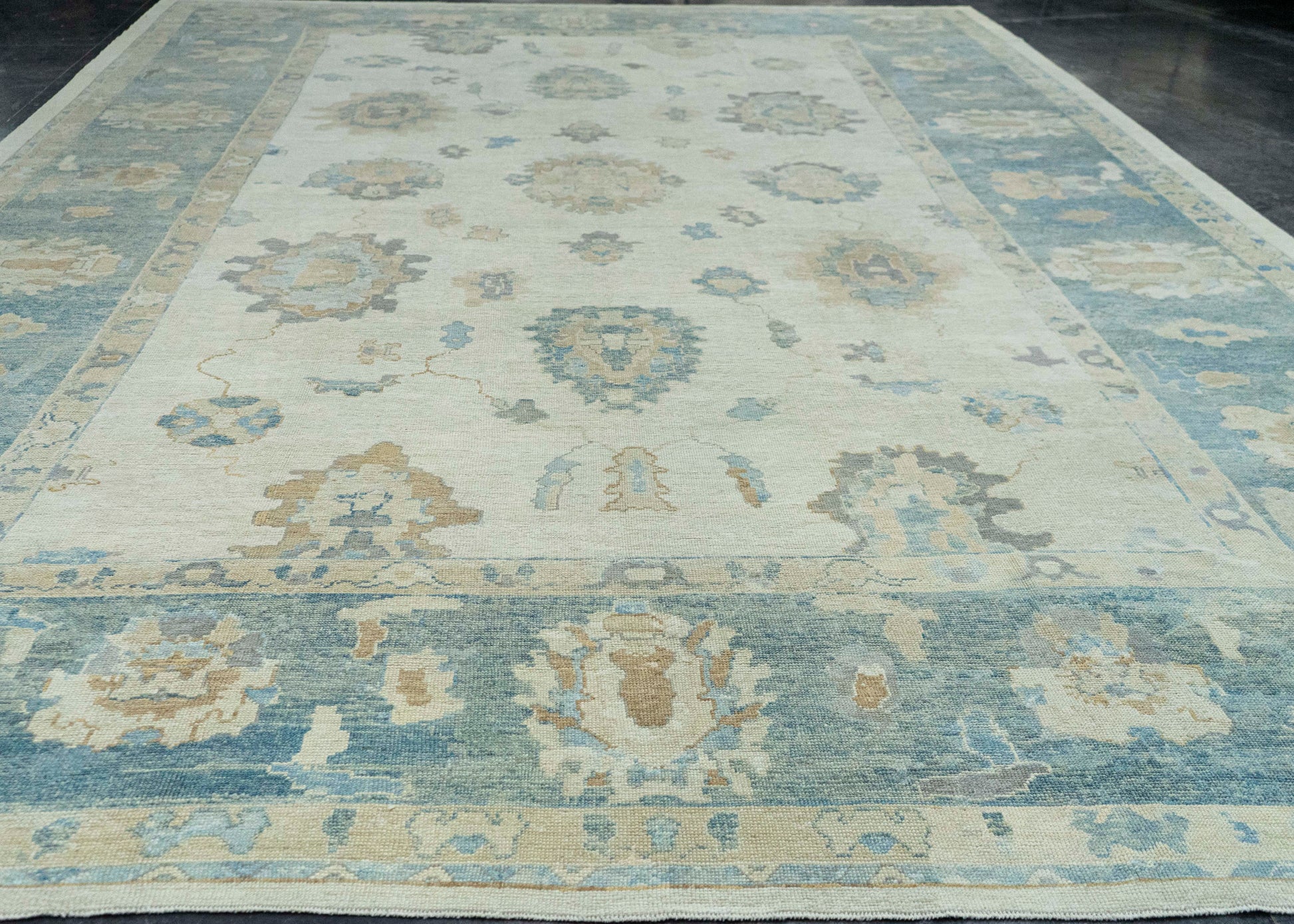 Turkish Oushak Antique Look Rug 12'11" x 19' #21308