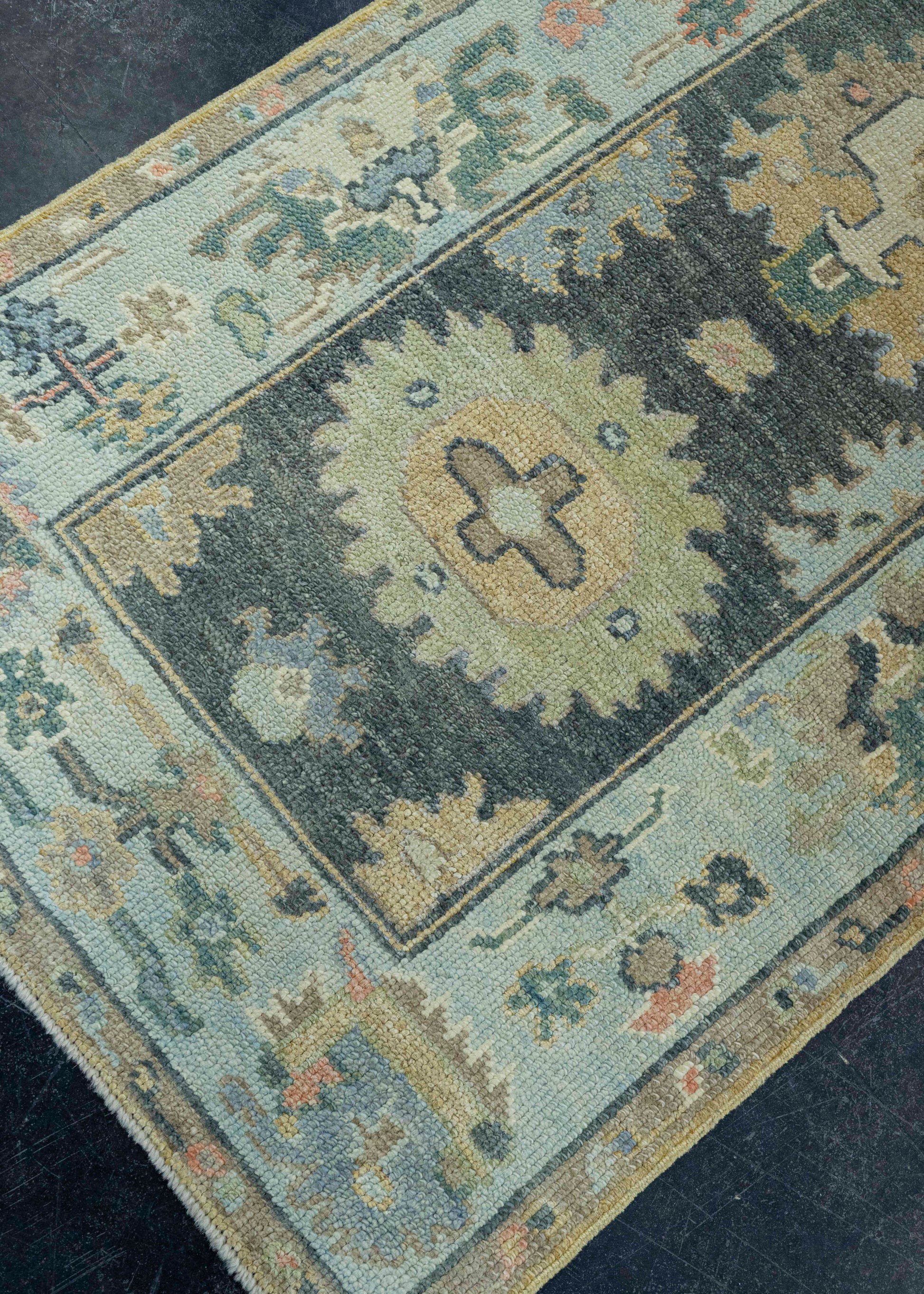 Turkish Oushak Rug 2'9" x 7'9" #19198
