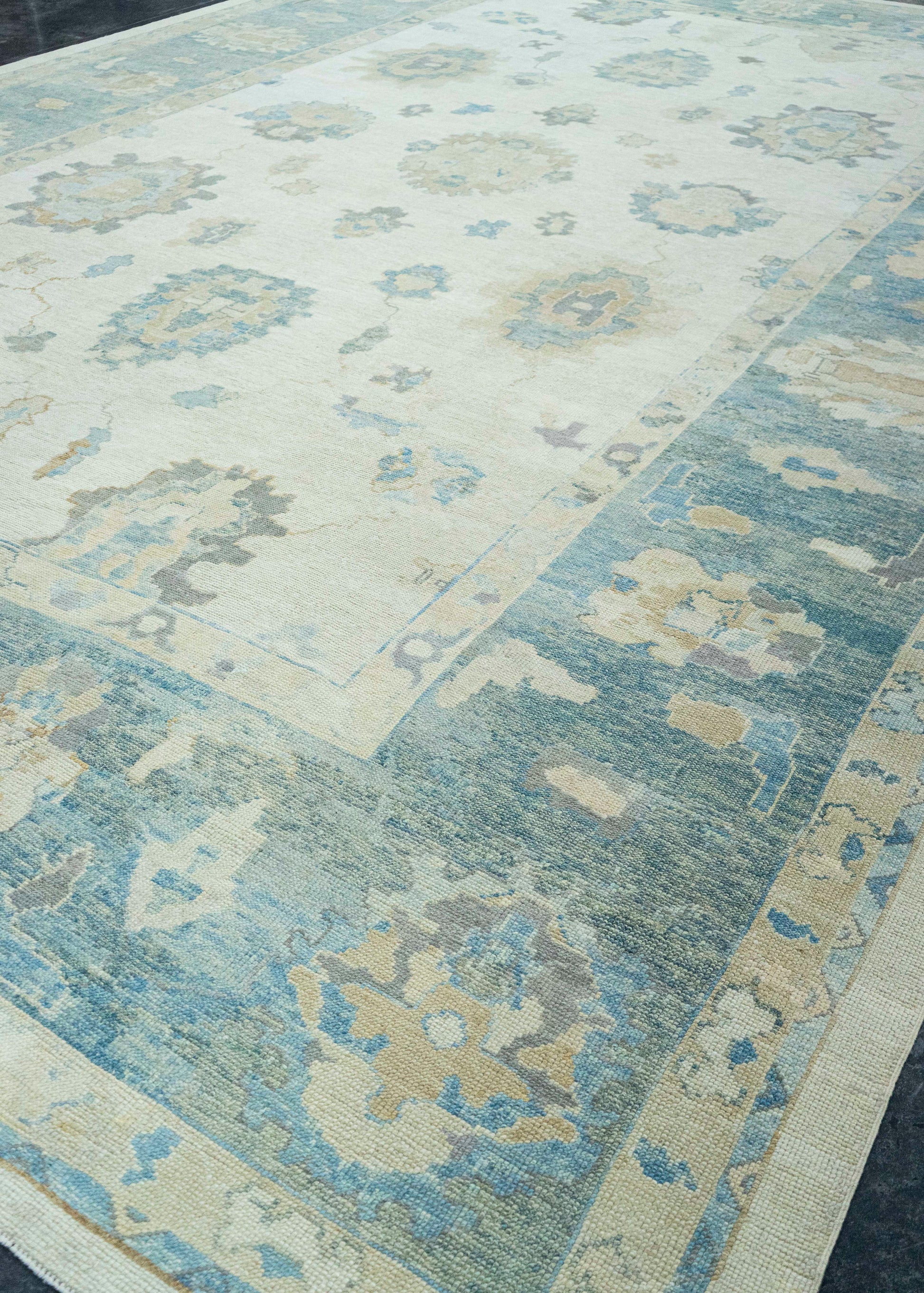 Turkish Oushak Antique Look Rug 12'11" x 19' #21308