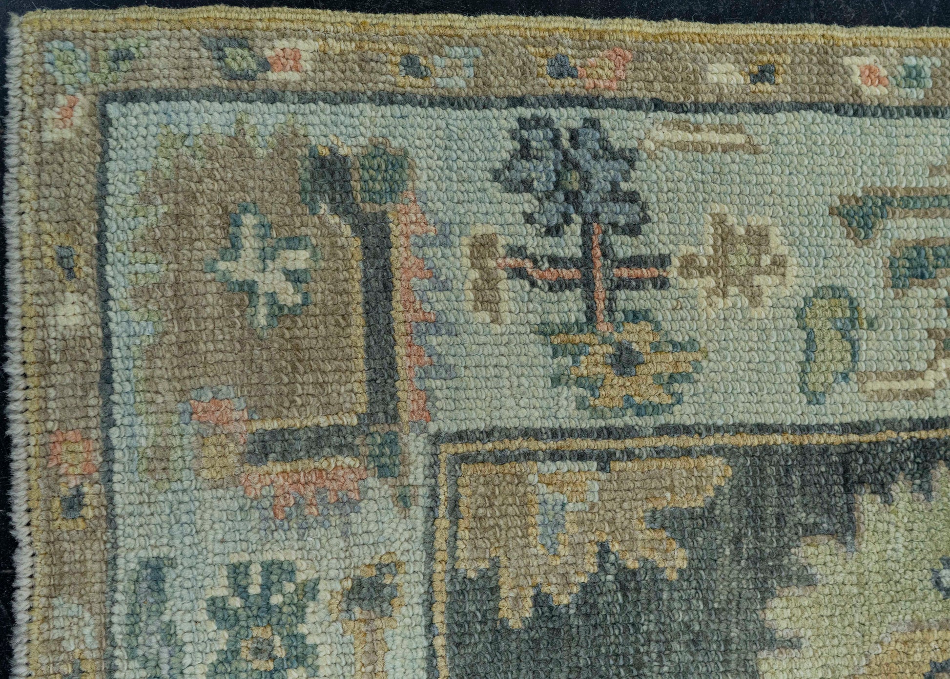 Turkish Oushak Rug 2'9" x 7'9" #19198
