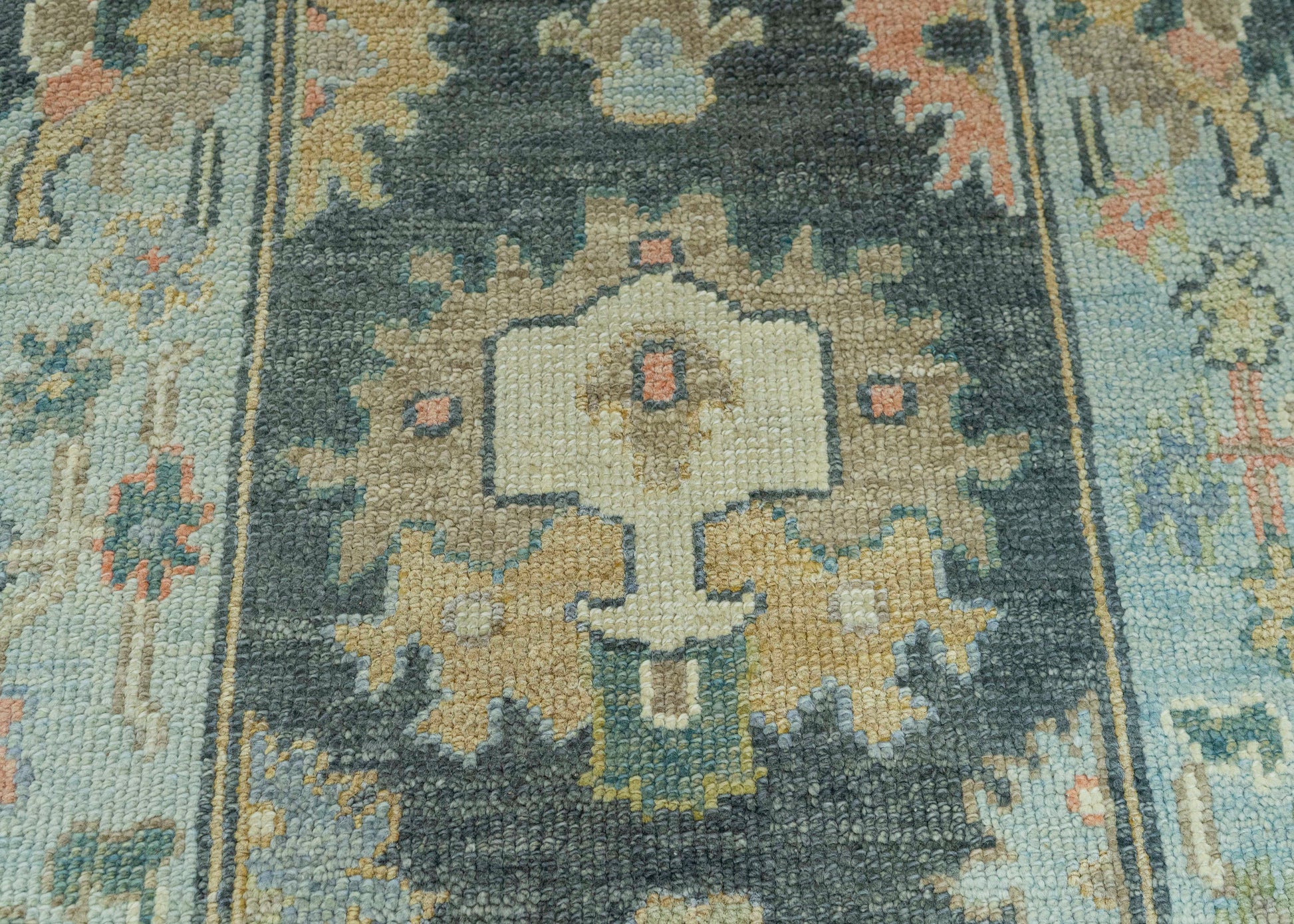 Turkish Oushak Rug 2'9" x 7'9" #19198
