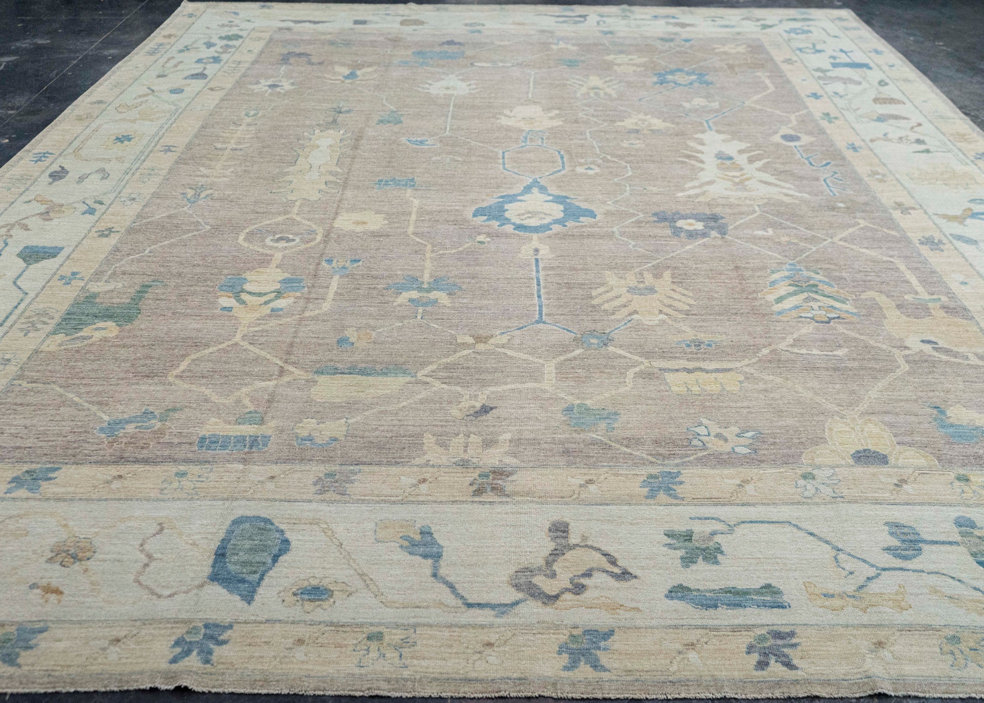 Turkish Oushak Antique Look Rug 12' x 15'4" #21304