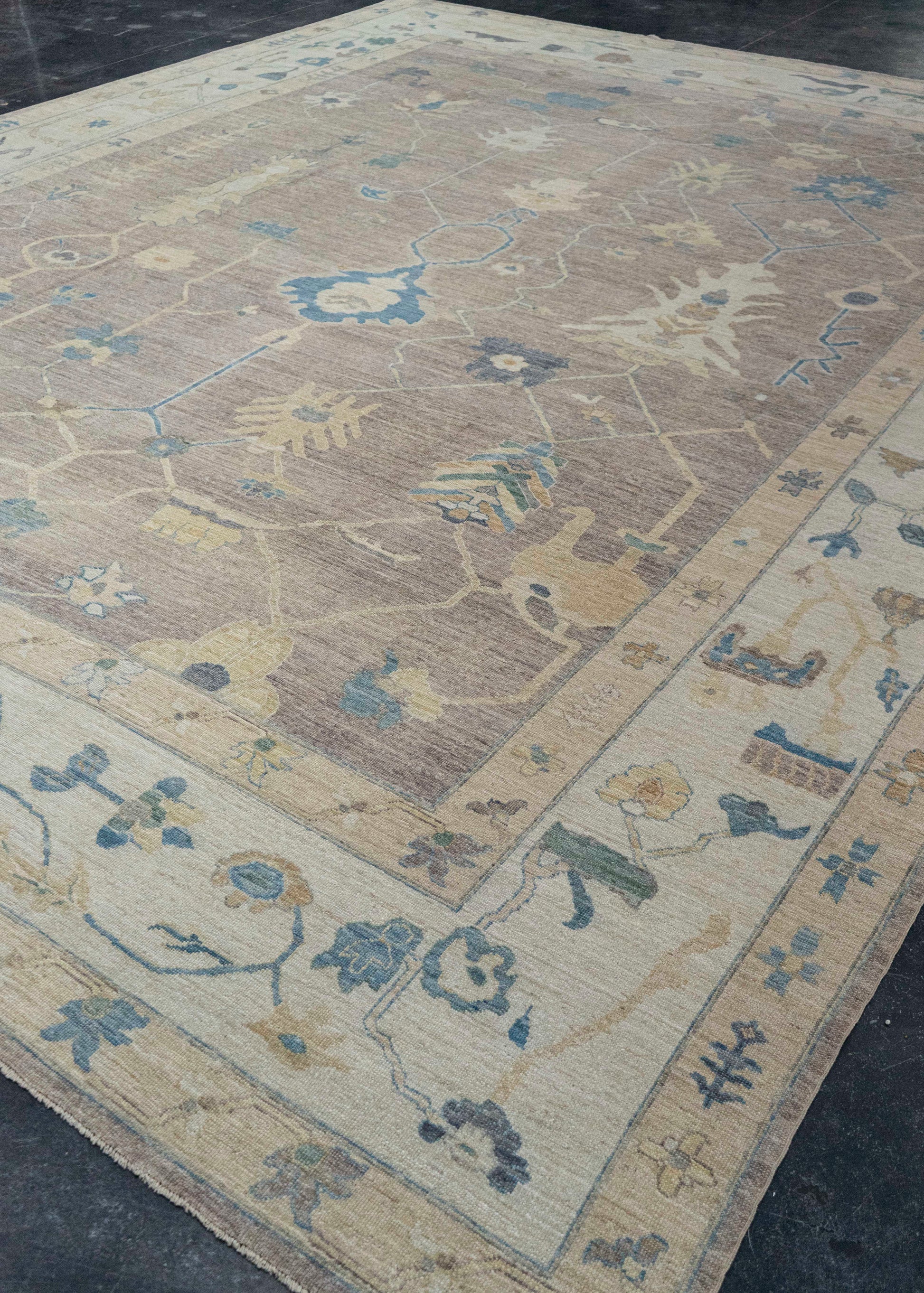 Turkish Oushak Antique Look Rug 12' x 15'4" #21304