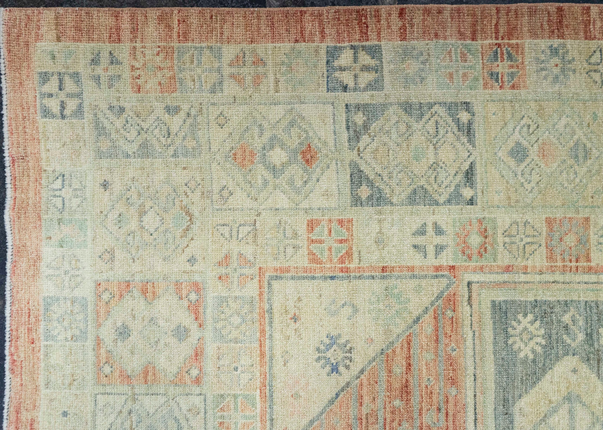 Turkish Oushak Antique Look Rug 10'5" x 13'11" #21307