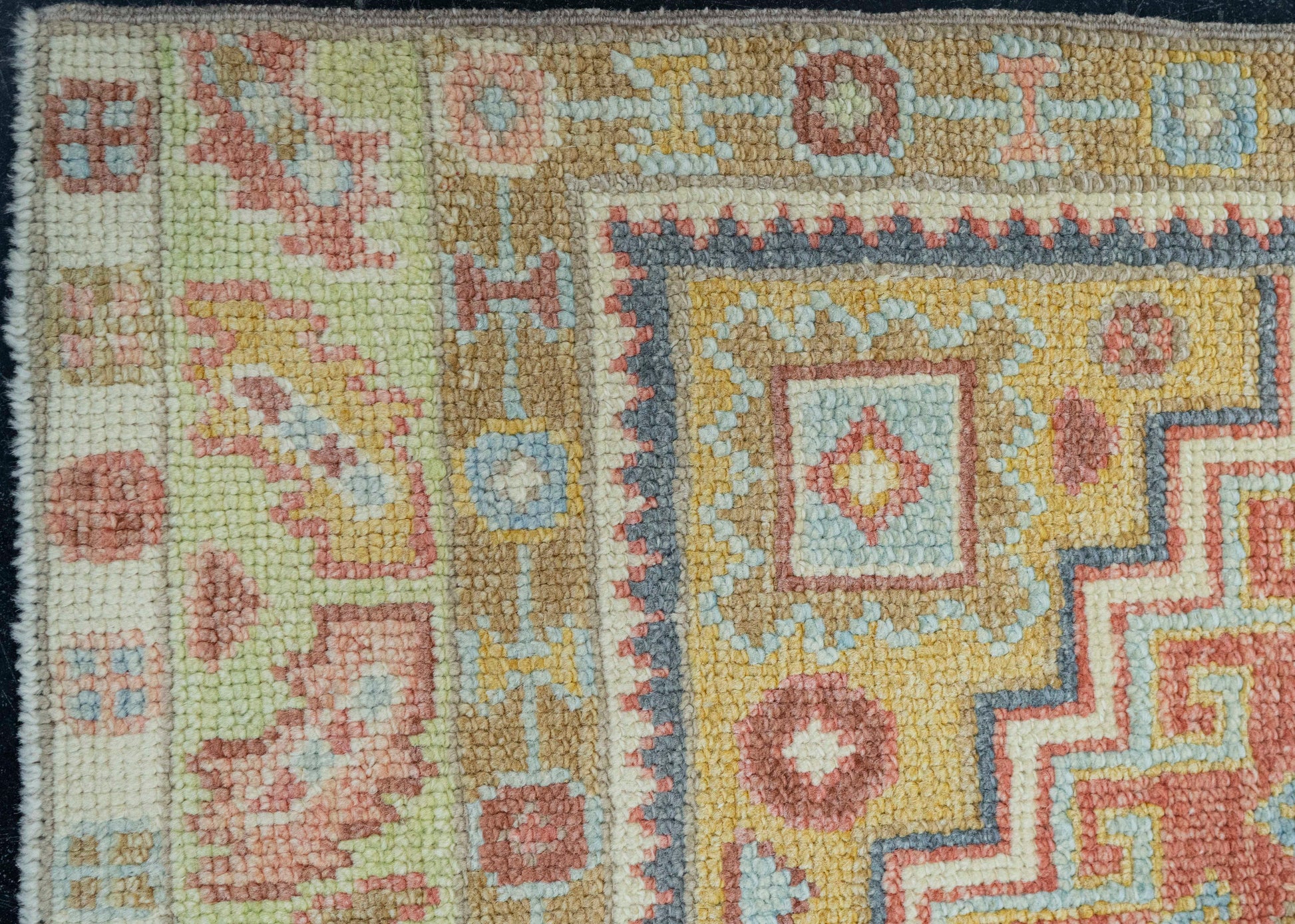 Turkish Oushak Rug 3' x 7'8" #19076