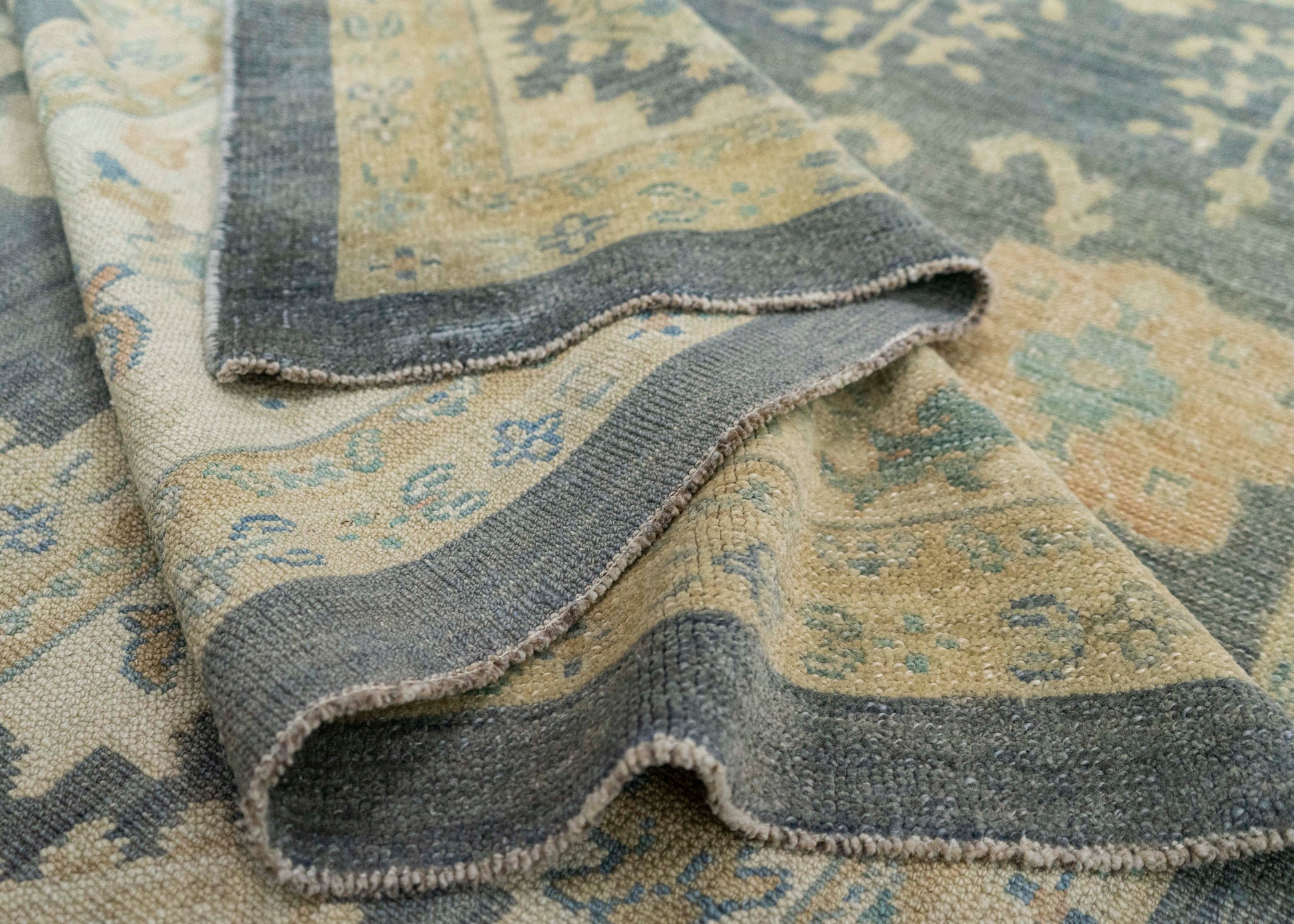 Turkish Oushak Antique Look Rug 10'5" x 14'3" #21310