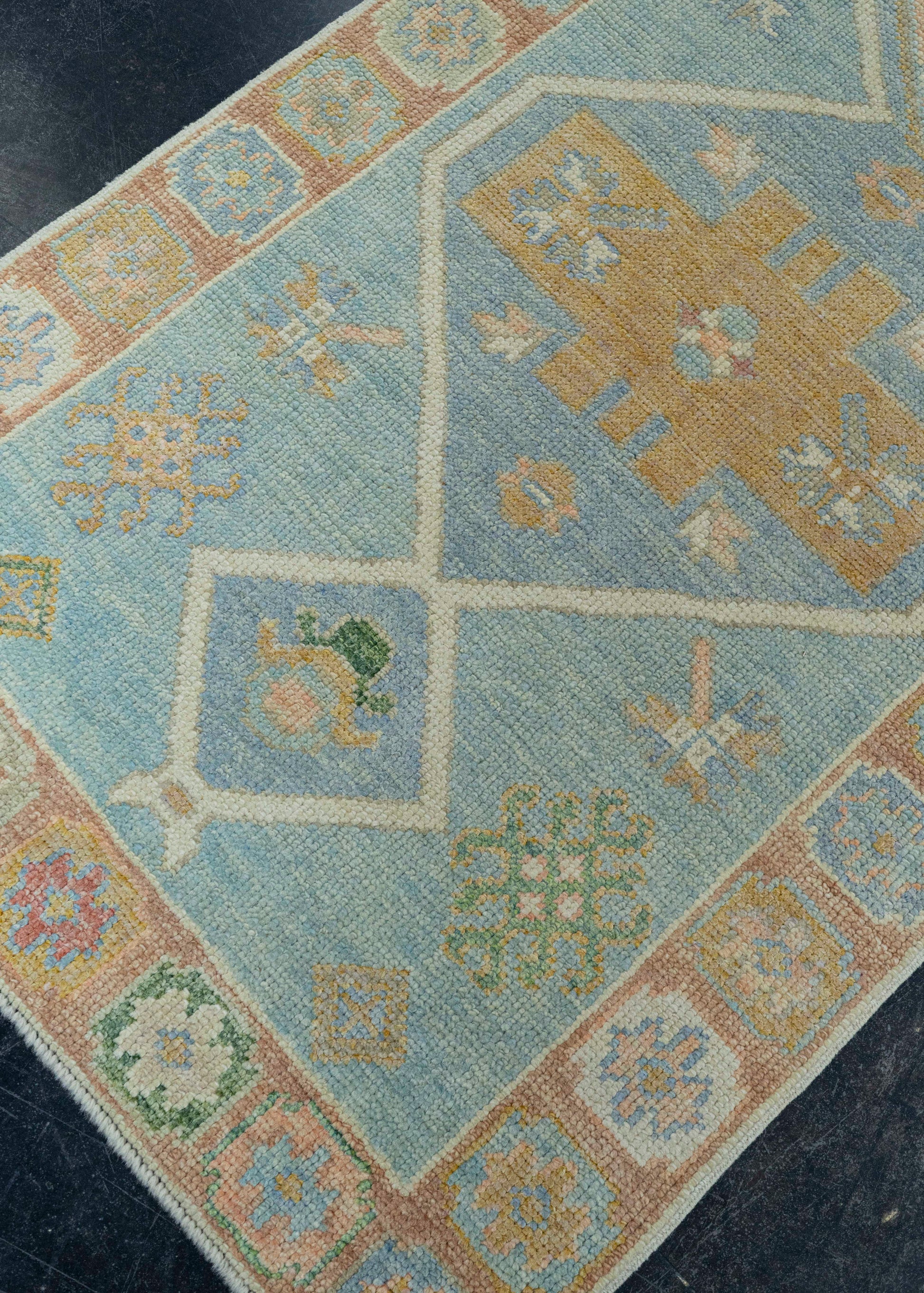 Turkish Oushak Rug 2'10" x 6'5" #19209