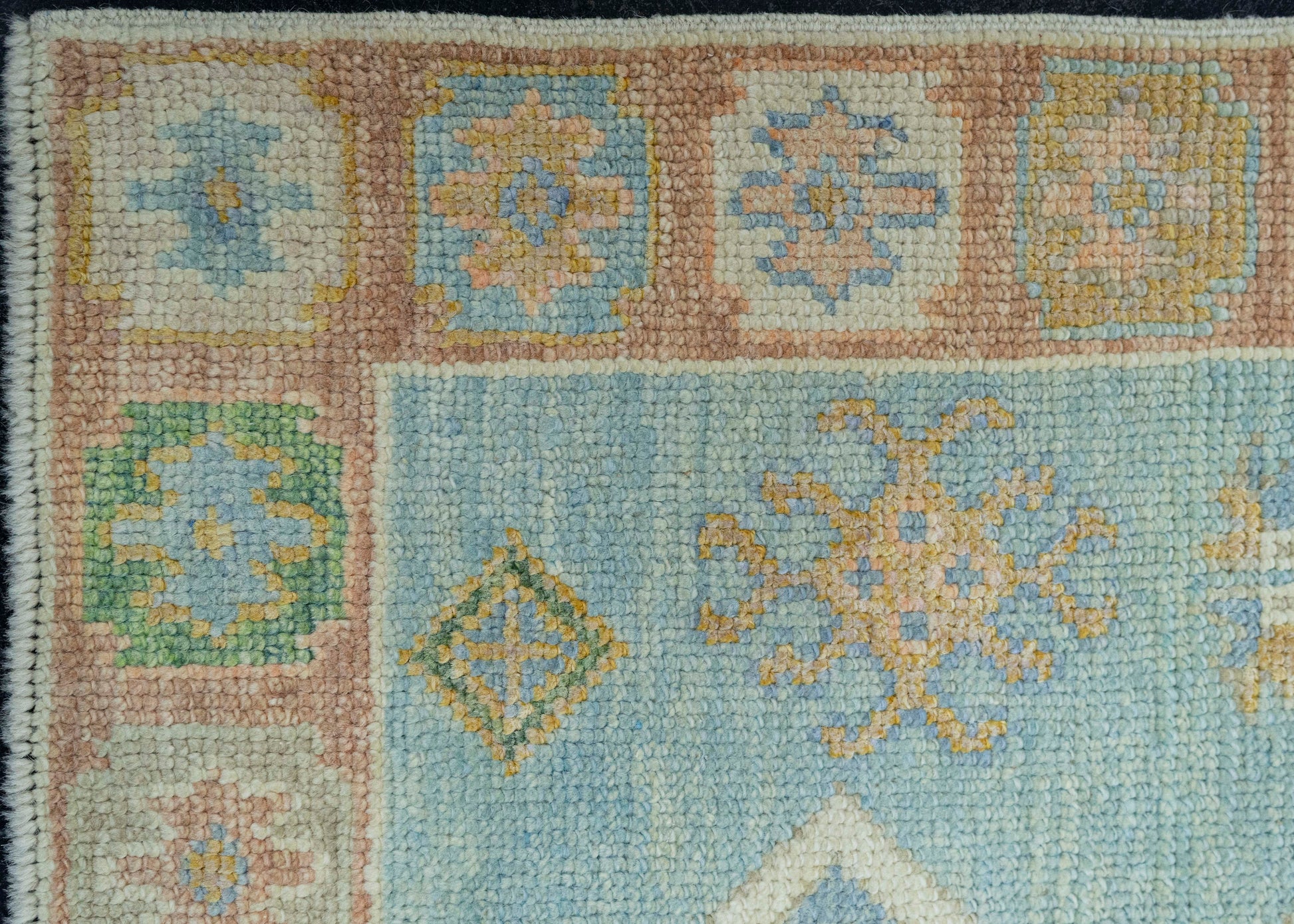 Turkish Oushak Rug 2'10" x 6'5" #19209