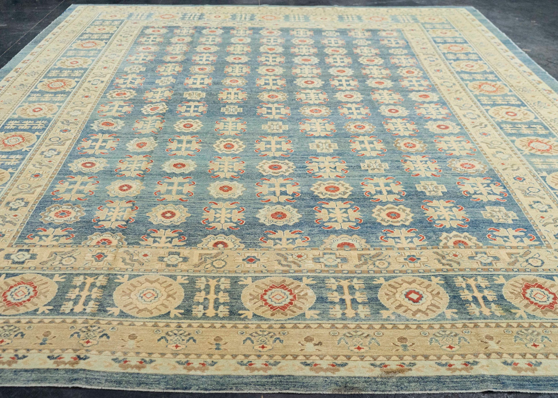 Turkish Oushak Antique Look Rug 11'11" x 14'8" #21309