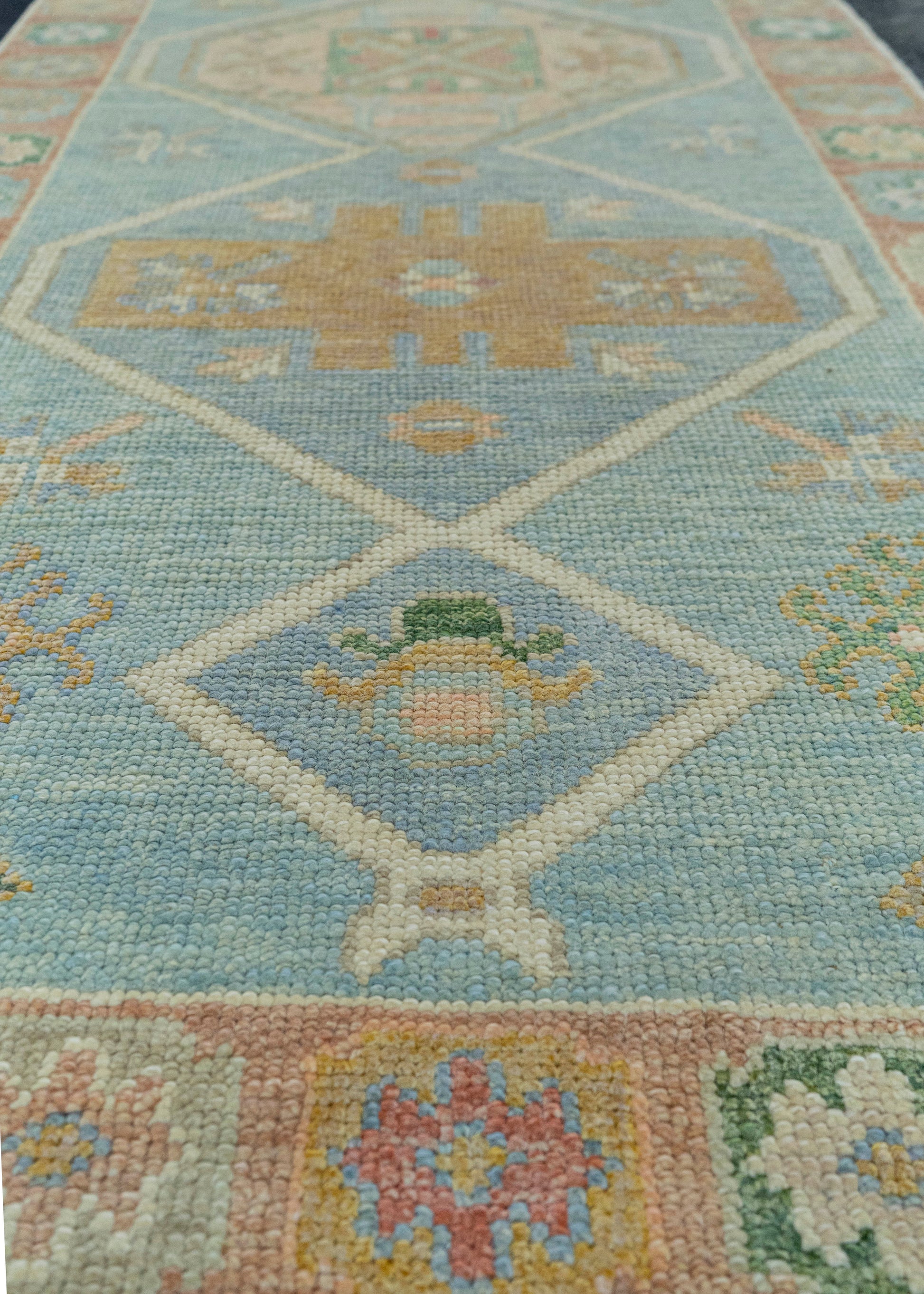 Turkish Oushak Rug 2'10" x 6'5" #19209