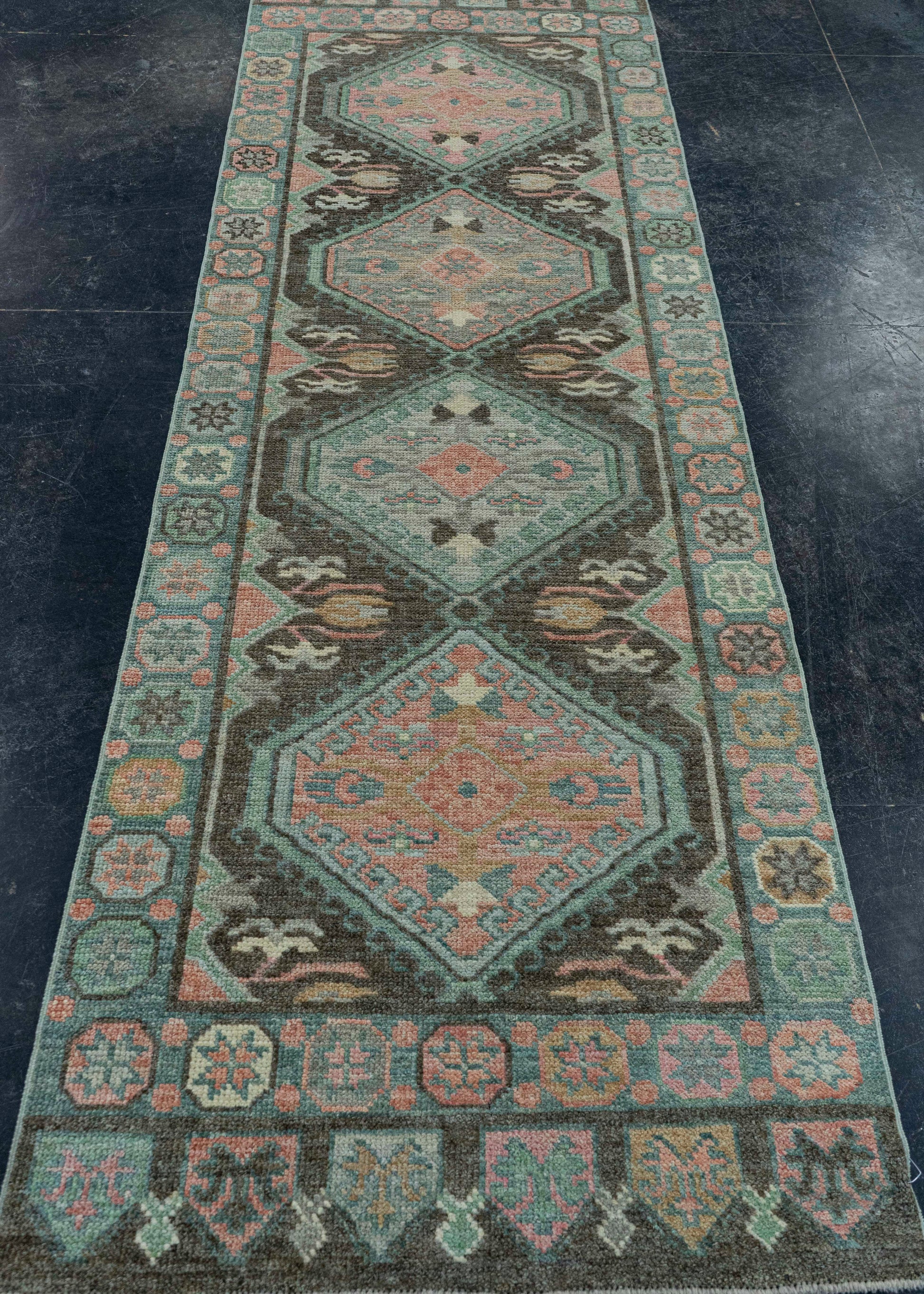 Turkish Oushak Rug 2'9" x 8'7" #20033