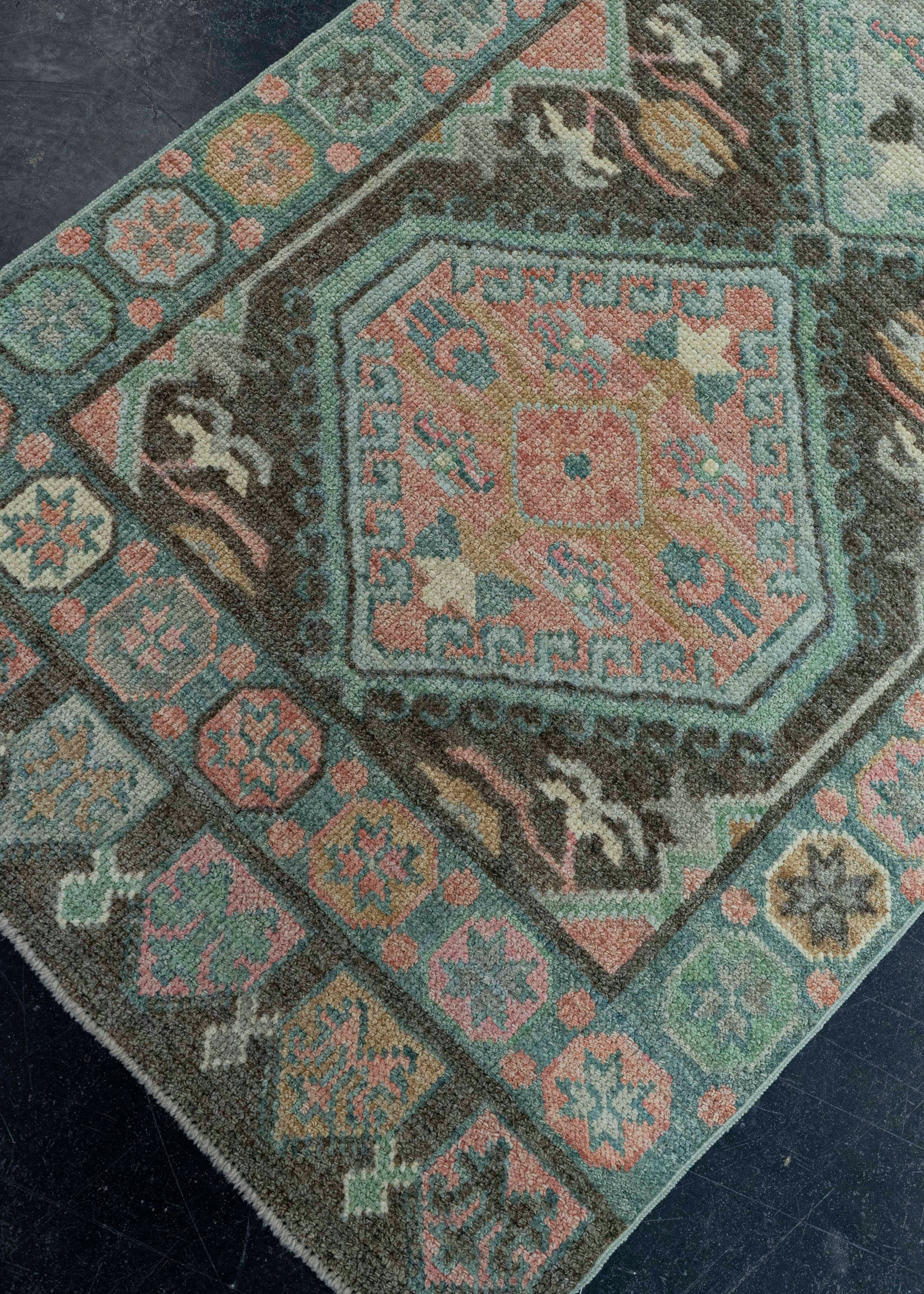 Turkish Oushak Rug 2'9" x 8'7" #20033