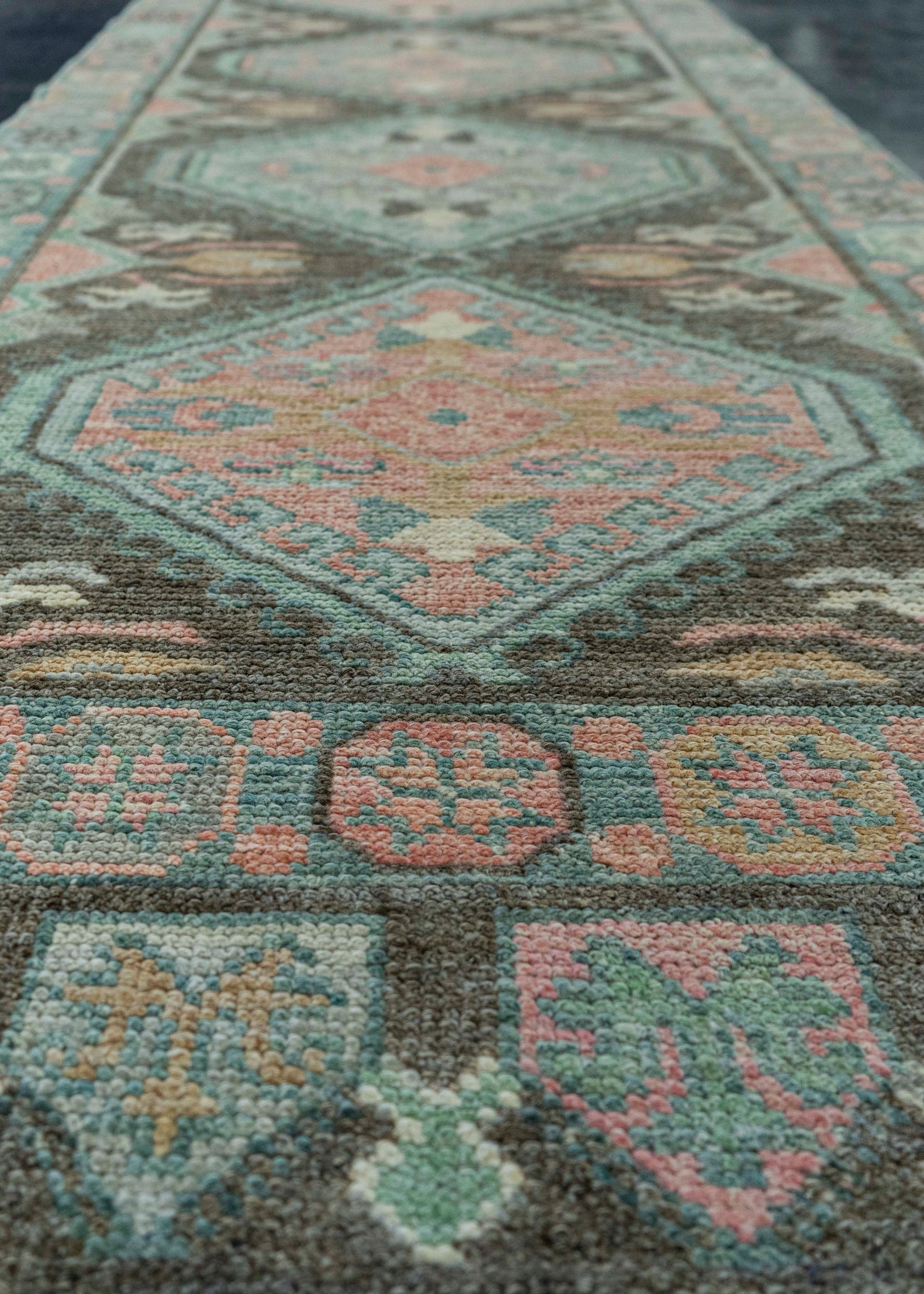 Turkish Oushak Rug 2'9" x 8'7" #20033