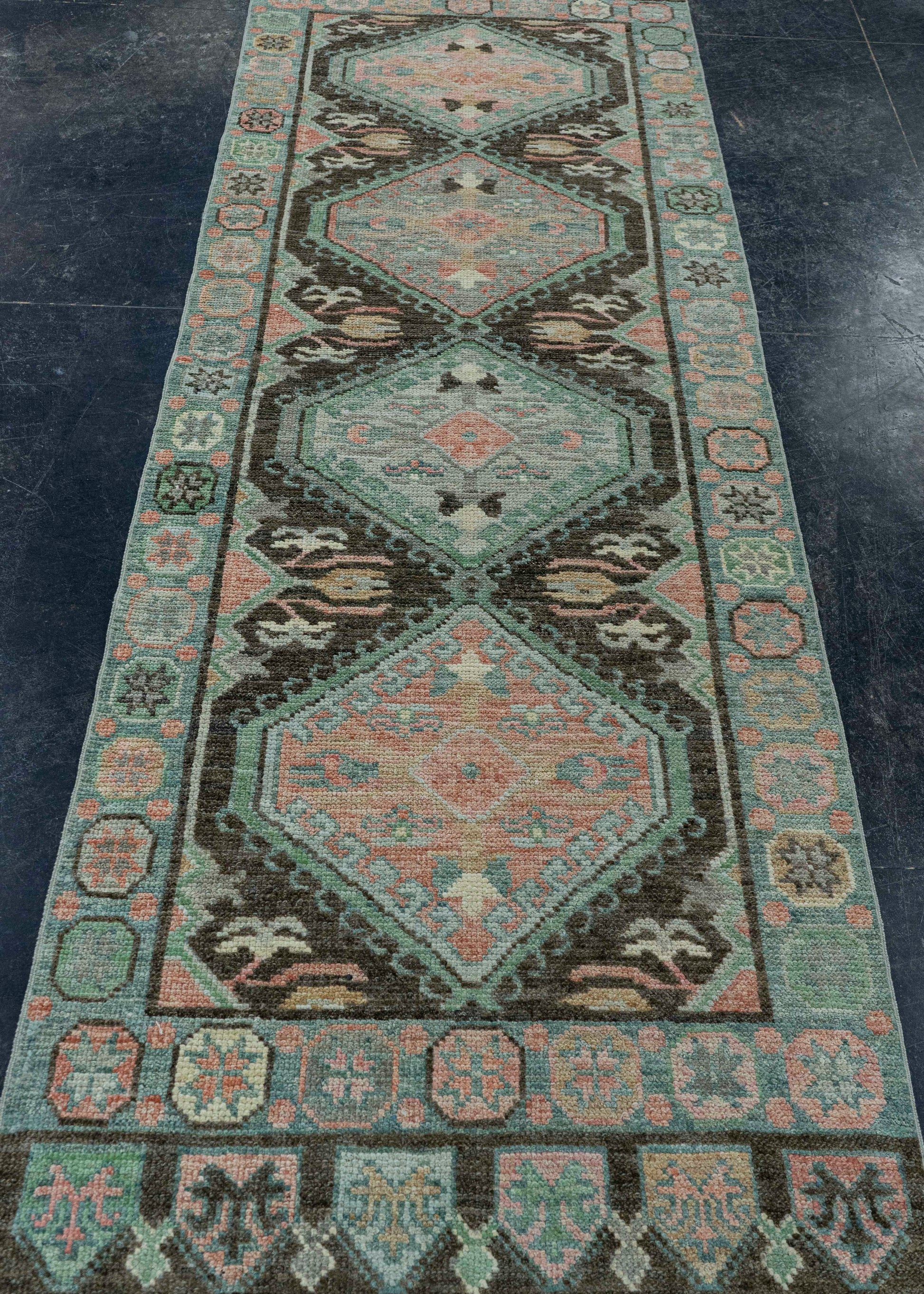 Turkish Oushak Rug 2'9" x 6'4" #20090