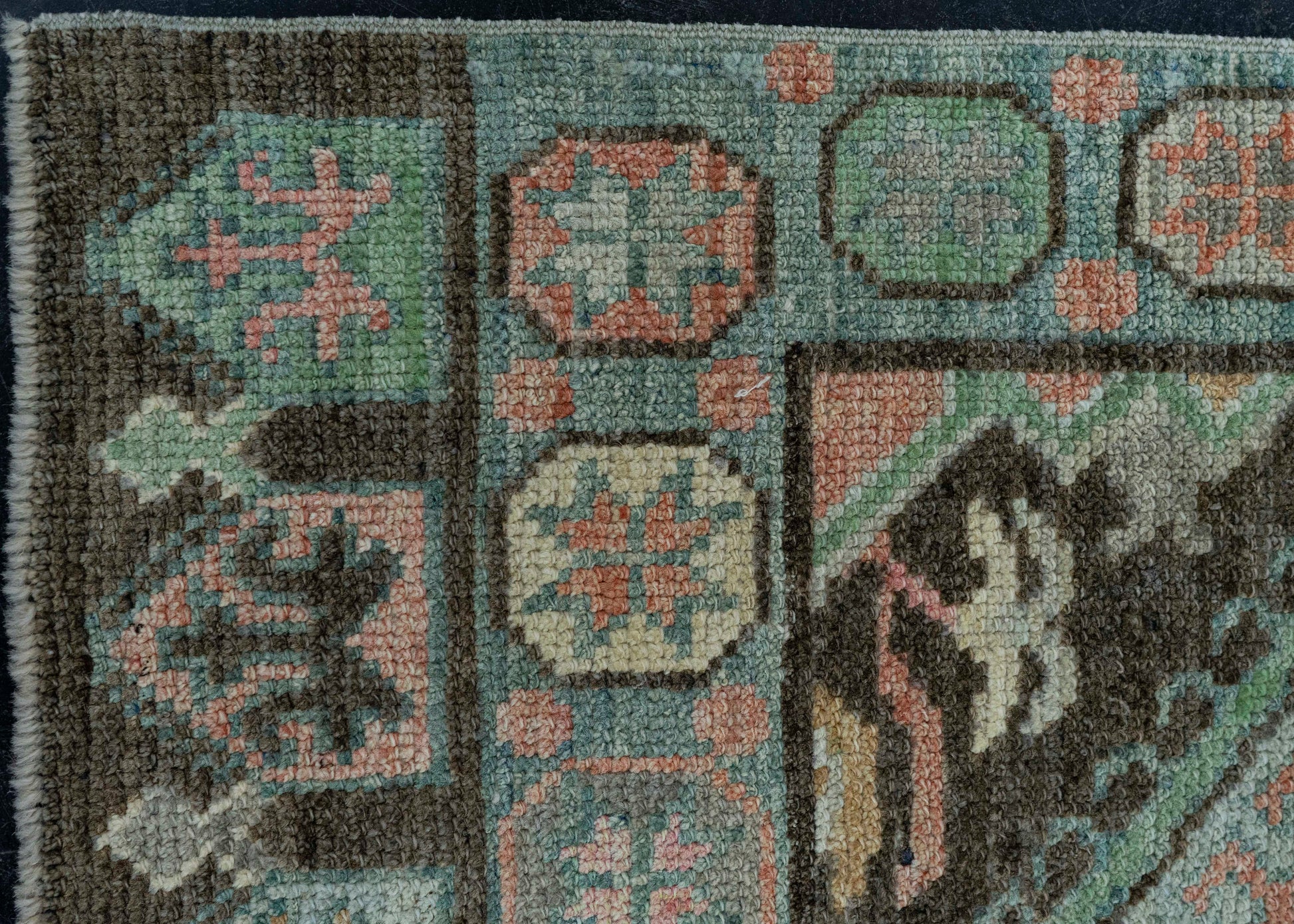 Turkish Oushak Rug 2'9" x 6'4" #20090