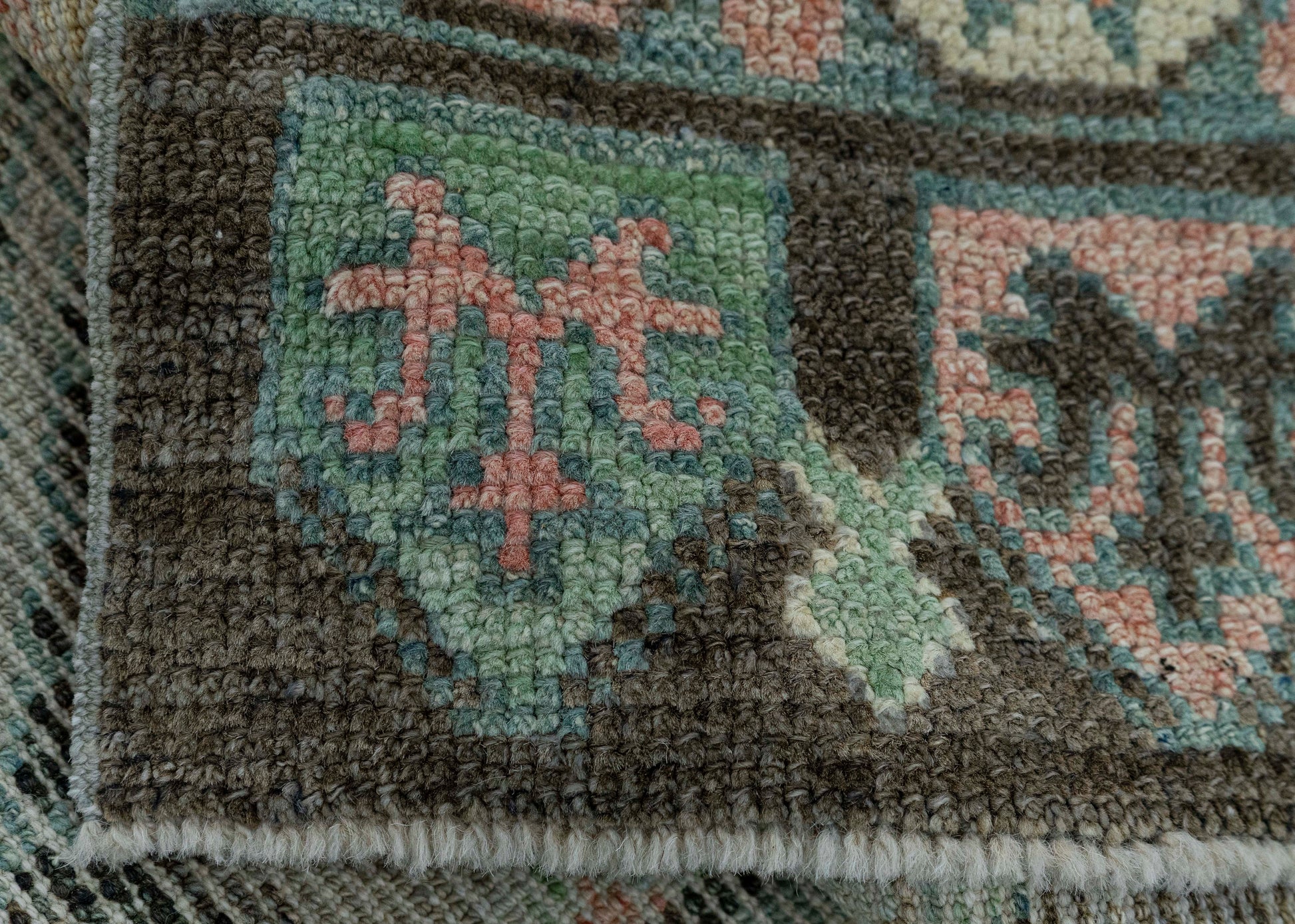 Turkish Oushak Rug 2'9" x 6'4" #20090