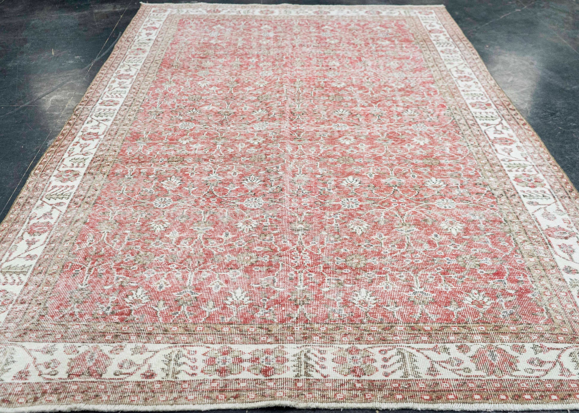 Turkish Vintage Rug  6'11" x 10'5" #21120